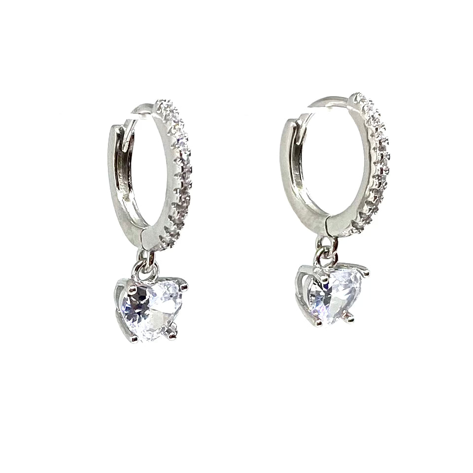 Orecchini Cerchietto- Cuore