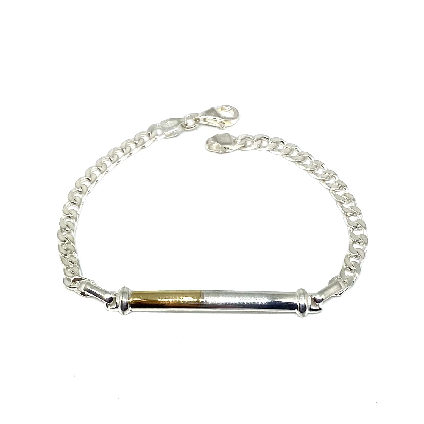 Bracciale Uomo - Oro 750 Argento 925