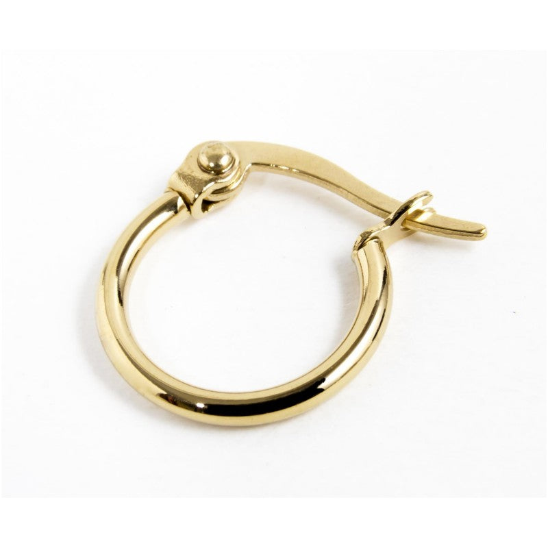 Orecchini Donna Unoaerre A Cerchio In Bronzo Dorato Orecchini Donna Unoaerre A Cerchio In Bronzo Dorato