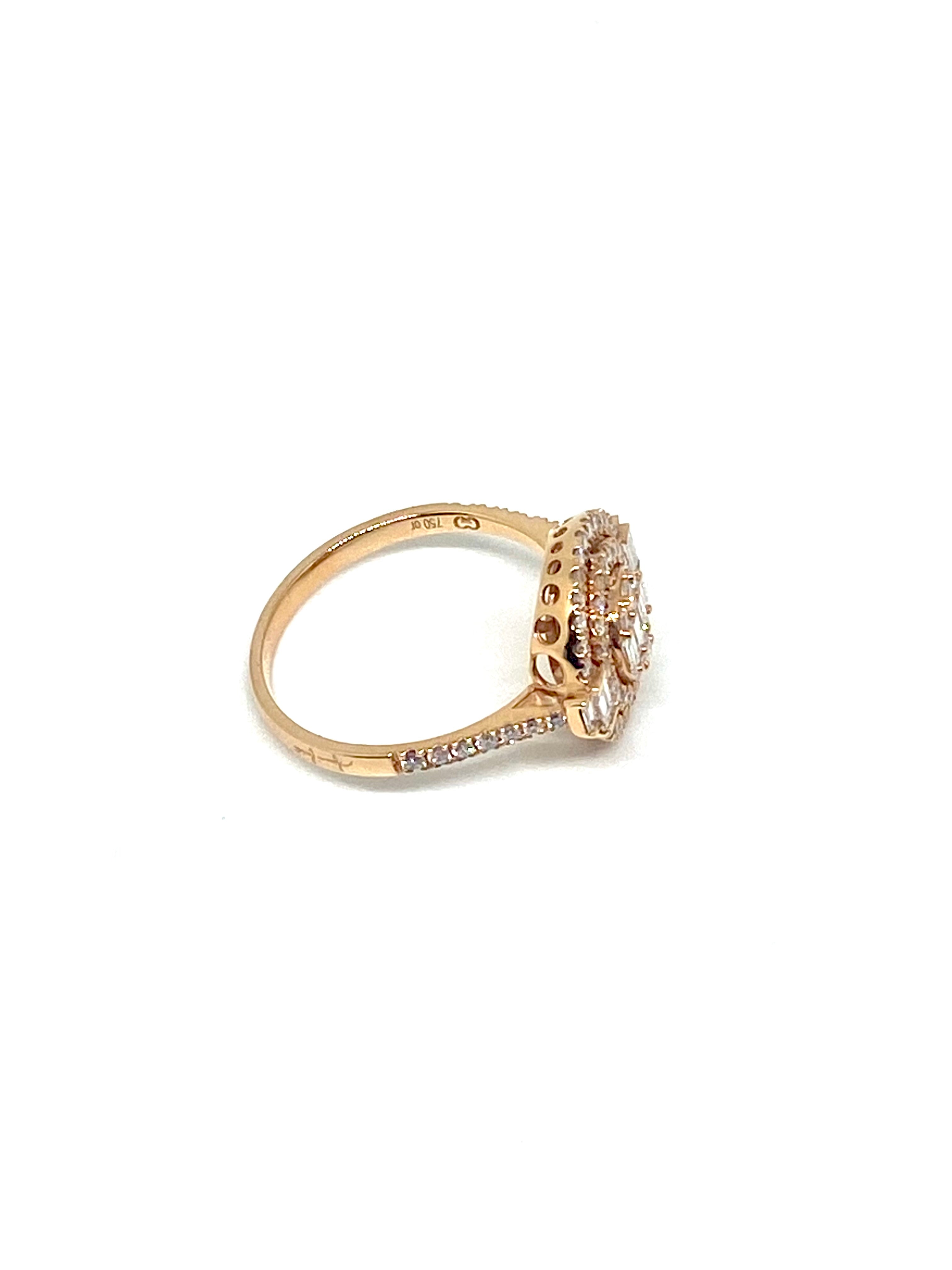 Anello Solea Rosegold e Diamanti