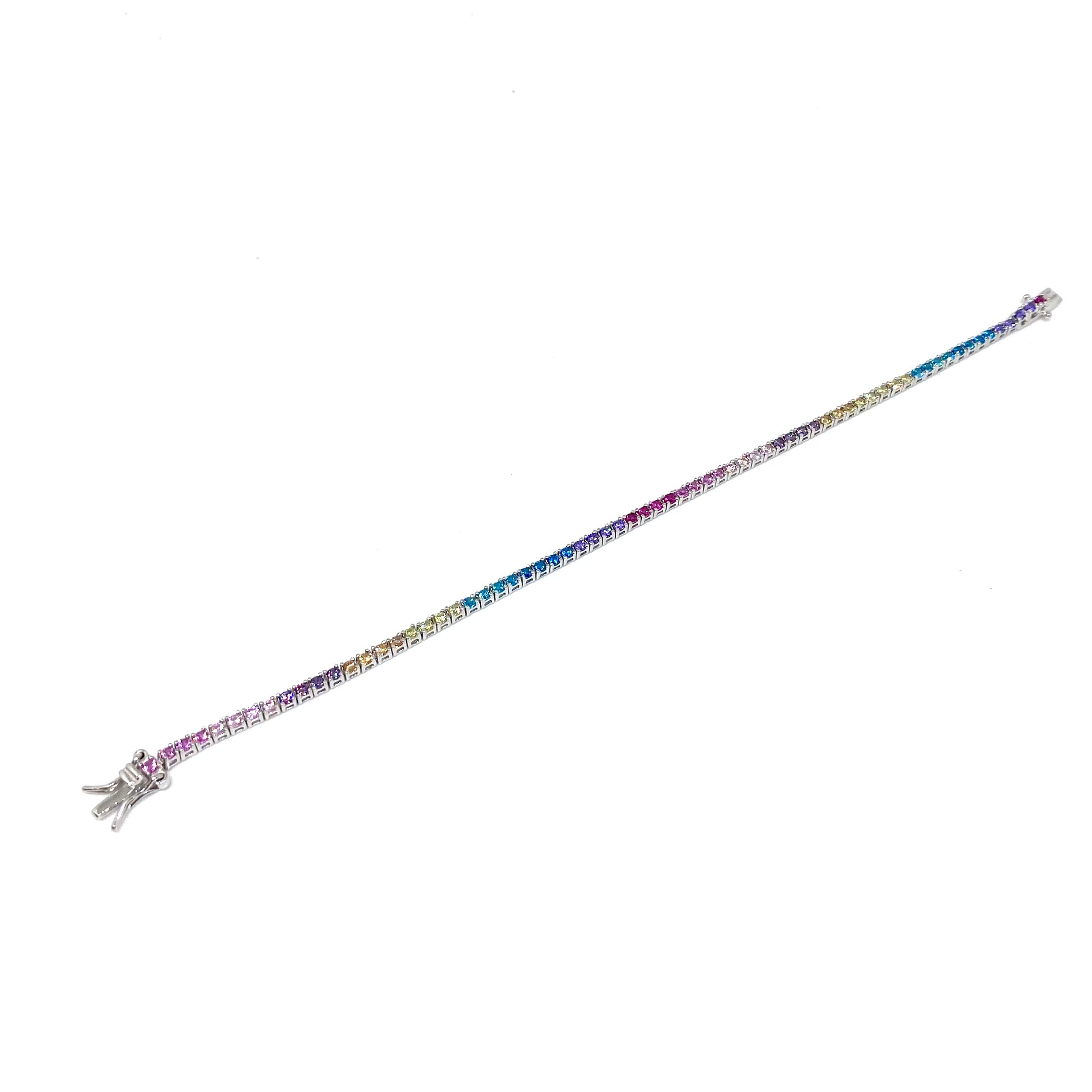 Bracciale Tennis Rainbow - 2 MM