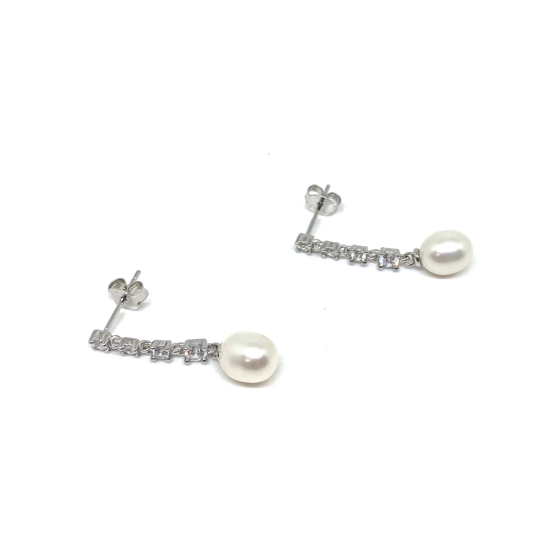 Orecchini Tennis Perla