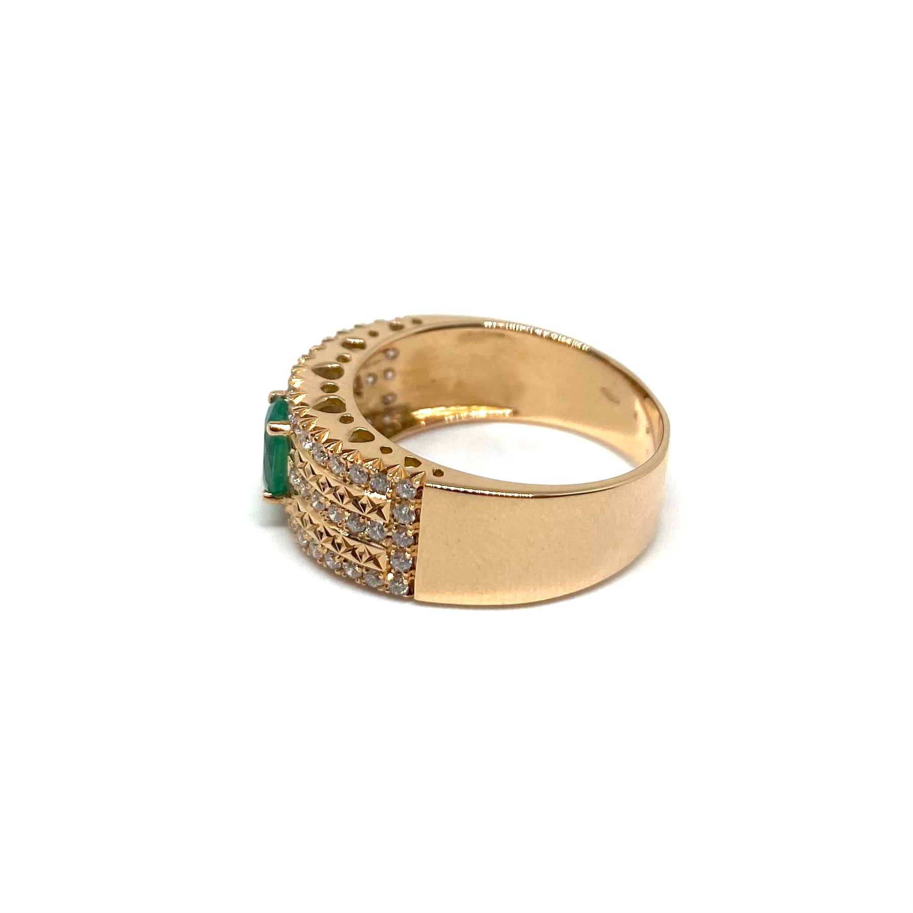 Anello Fascia Oro e Diamanti