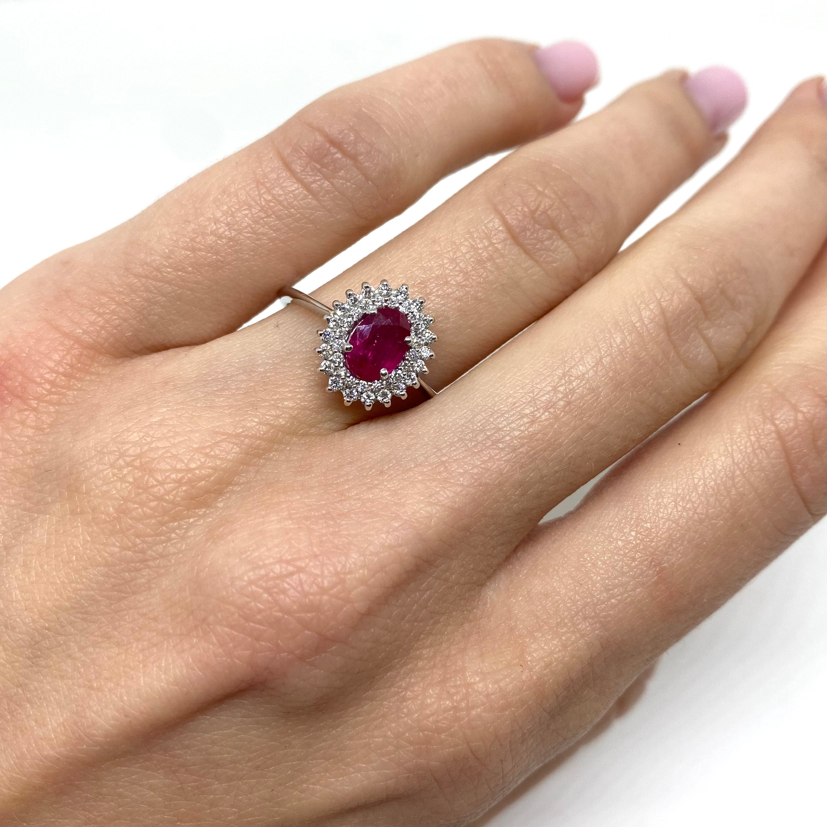 Anello Kate con Rubino