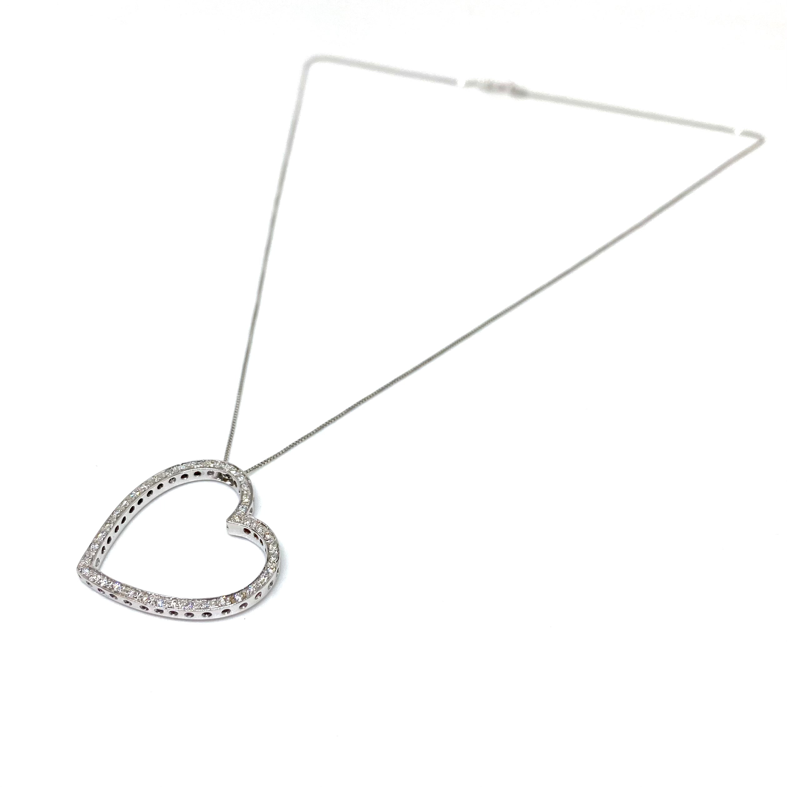 Collana Cuore - Diamanti e Oro