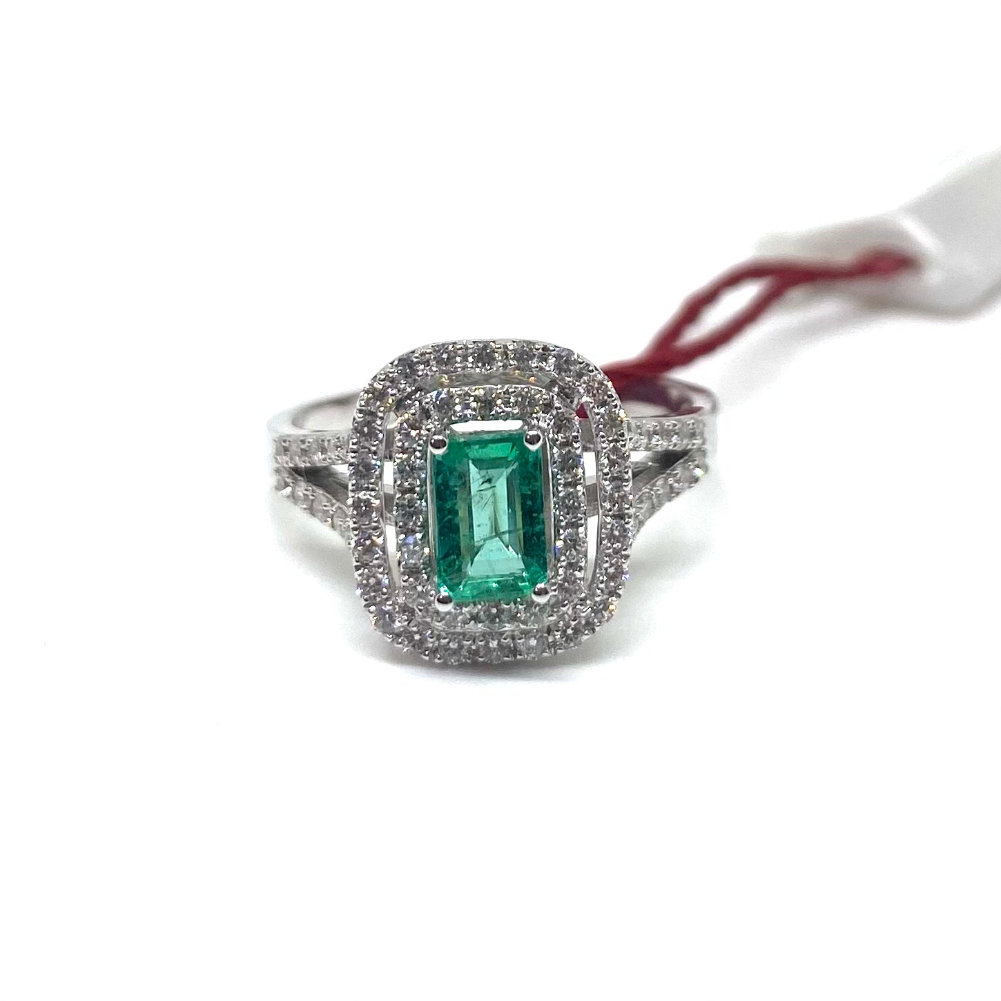 Anello Kate - Smeraldo e Diamanti