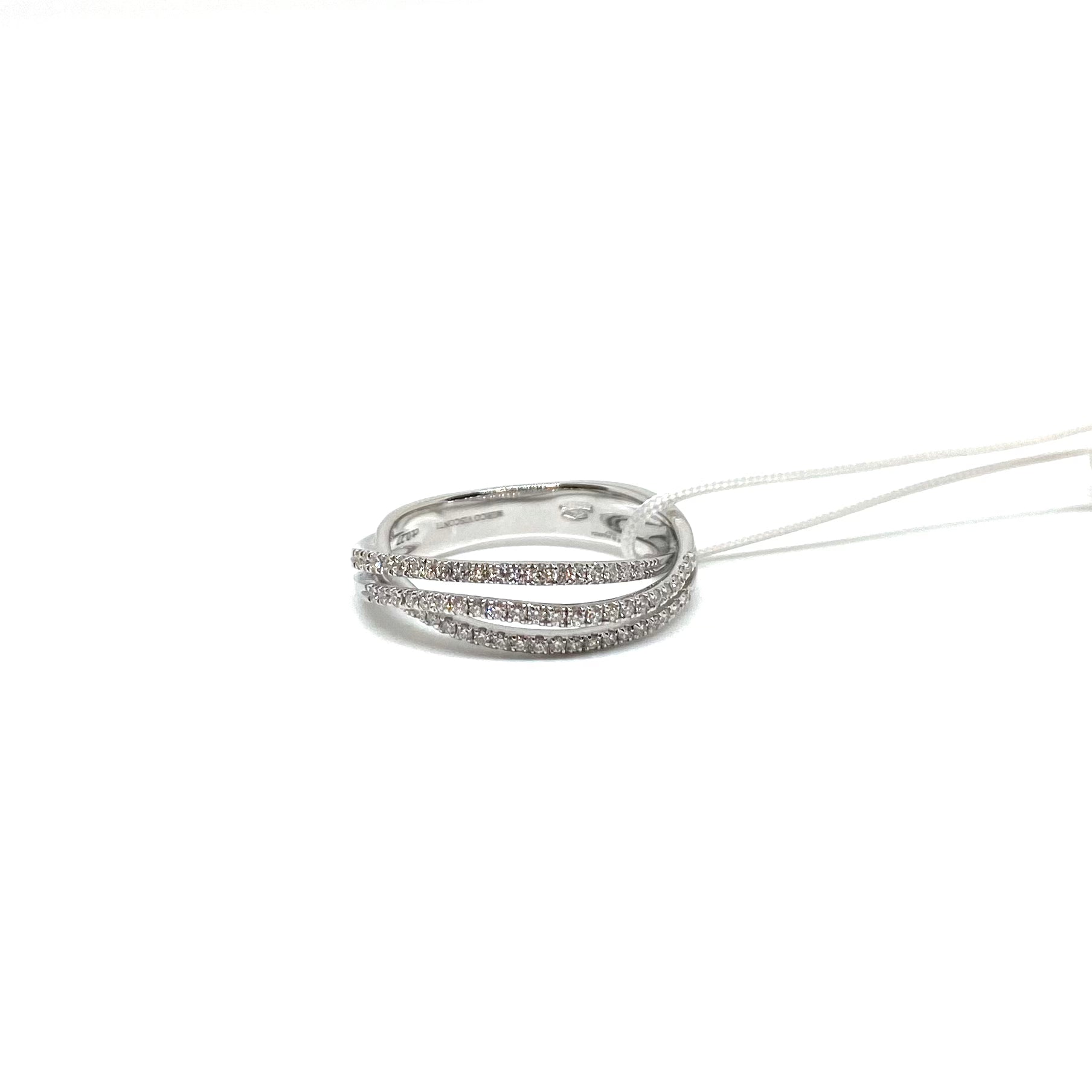 Anello a Fascia- Oro e Diamanti