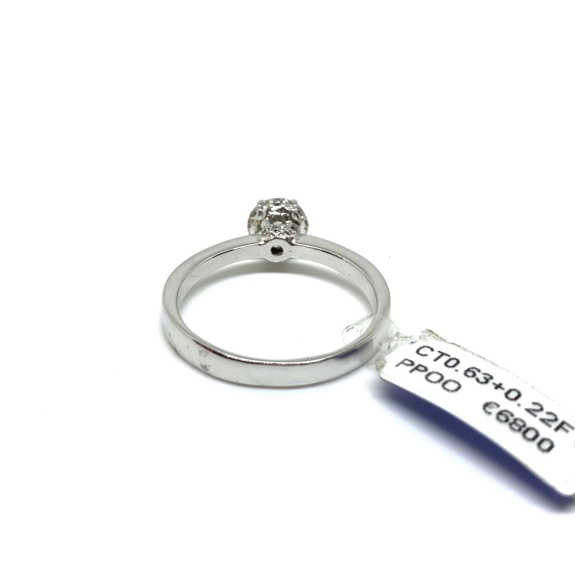 Anello Solitario - Oro e Diamanti