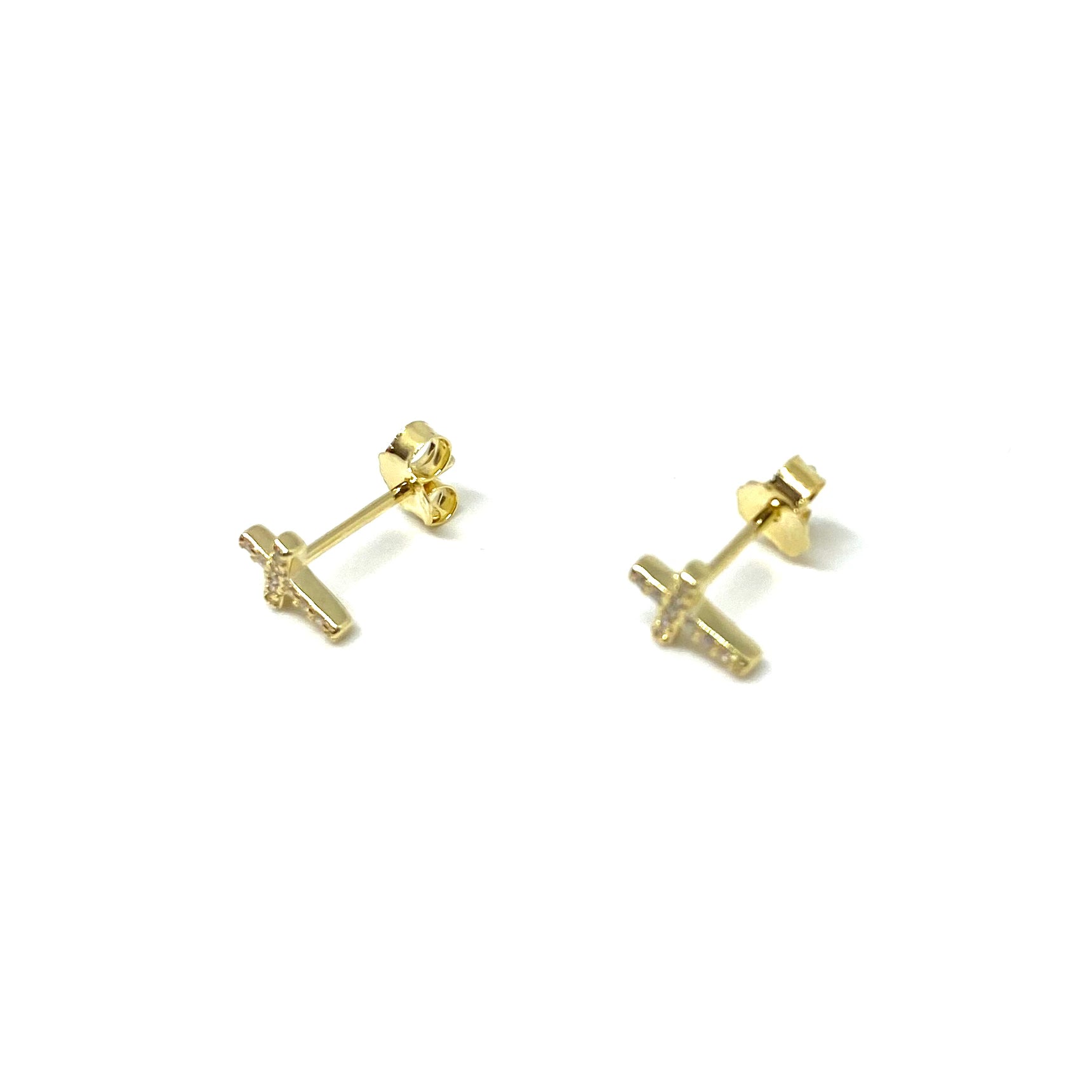 Orecchini Croce Gold