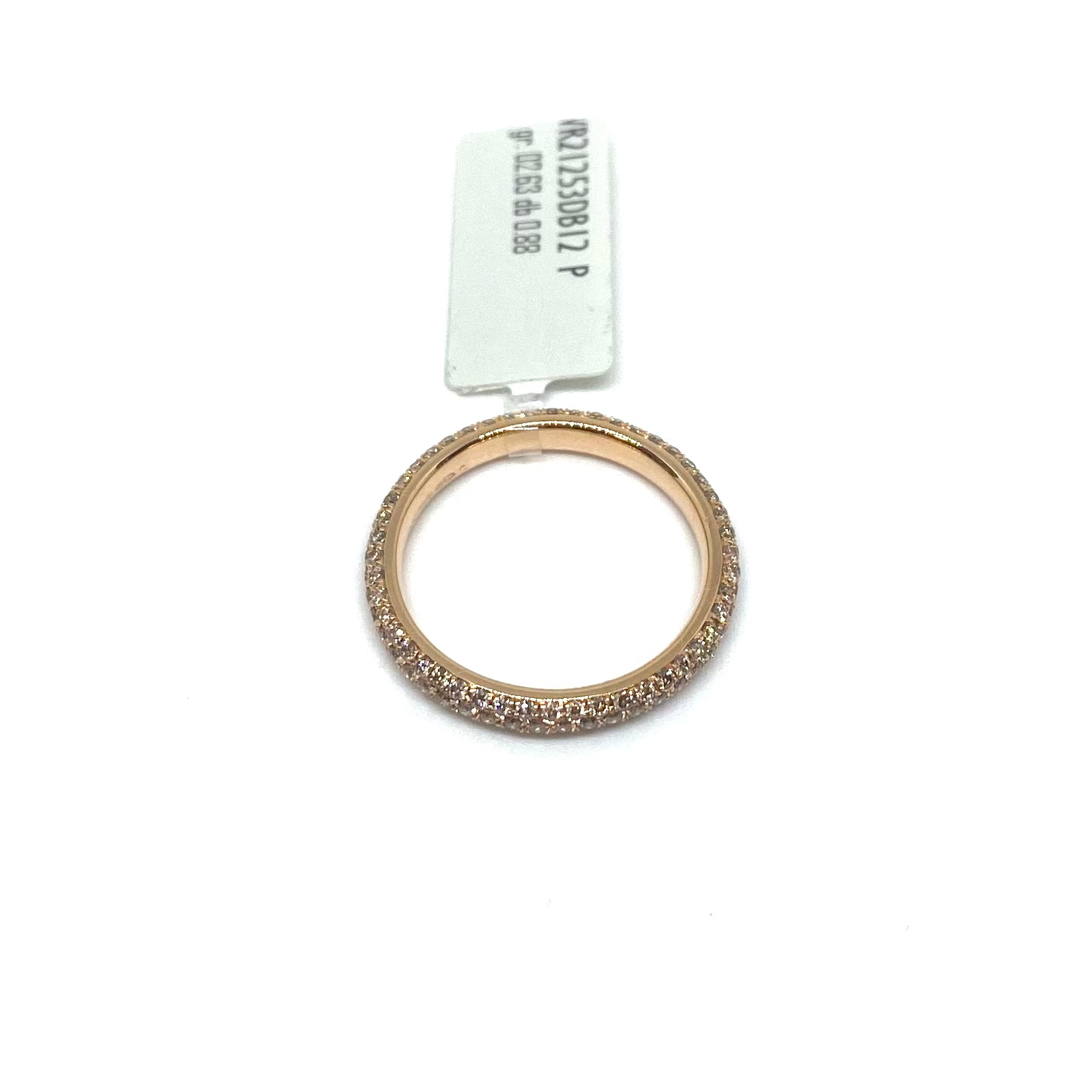 Veretta Oro Rosa e Diamanti brown