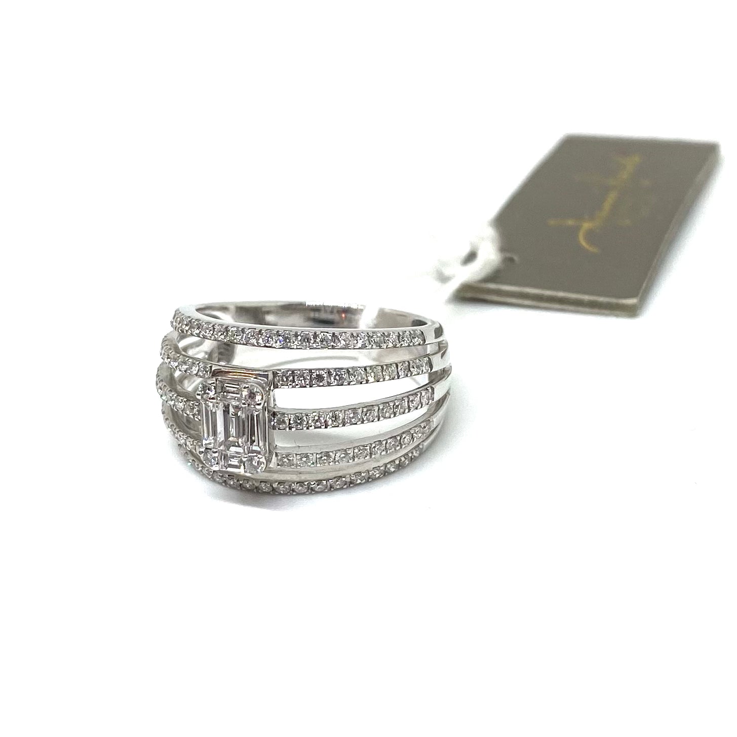 Anello Fascia Di Diamanti