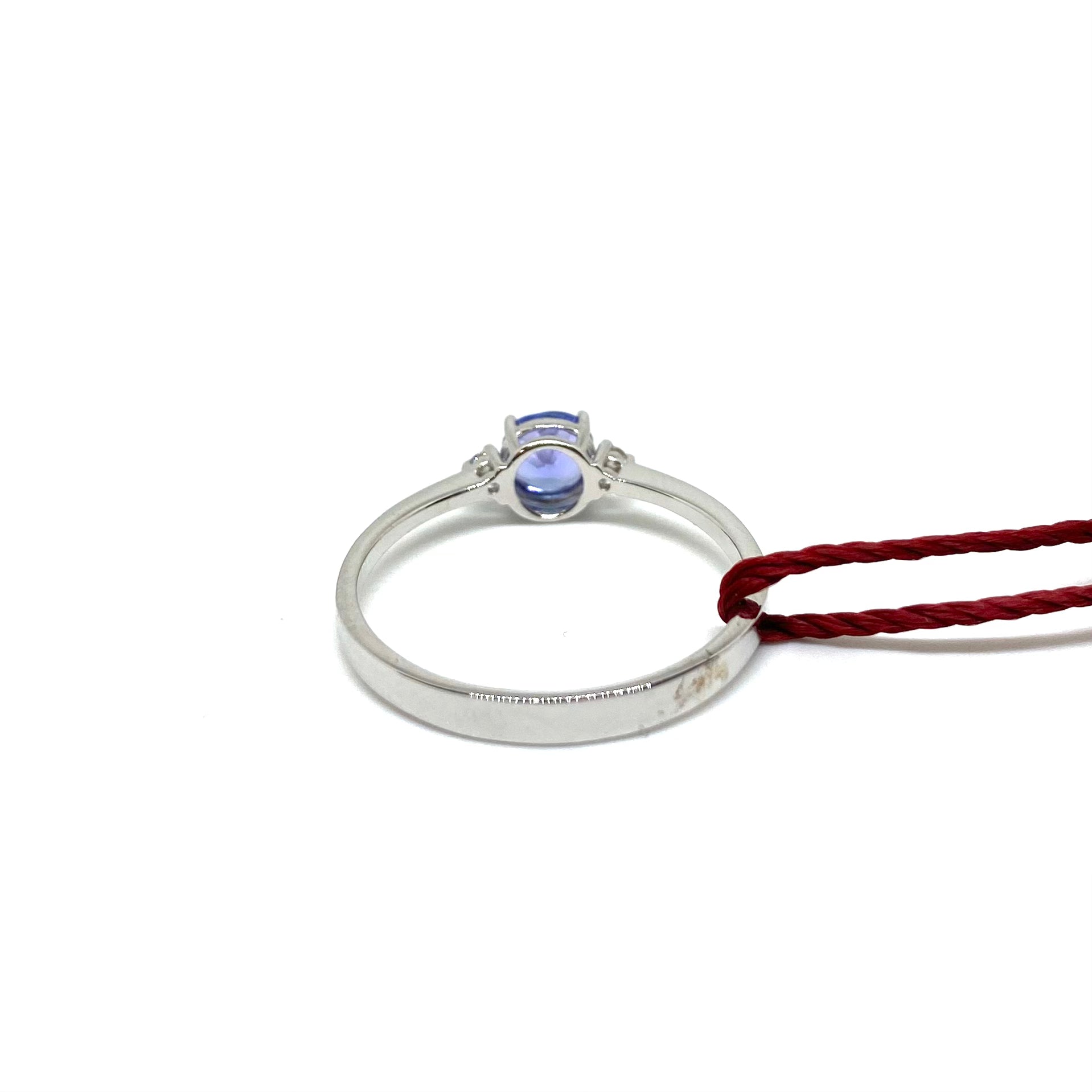Solitario Tanzanite e Diamanti
