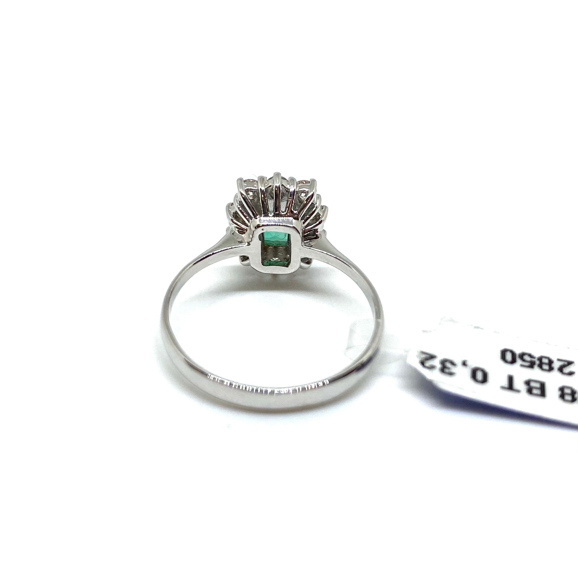 Anello Smeraldo - Oro e Diamanti