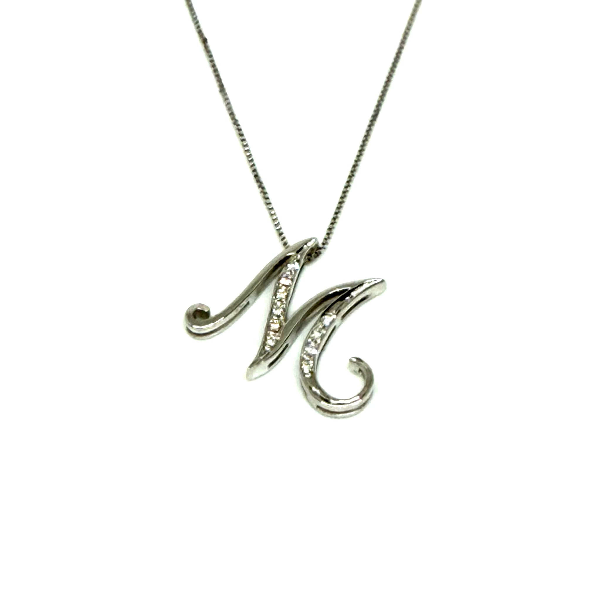 Collana Inziale Diamanti