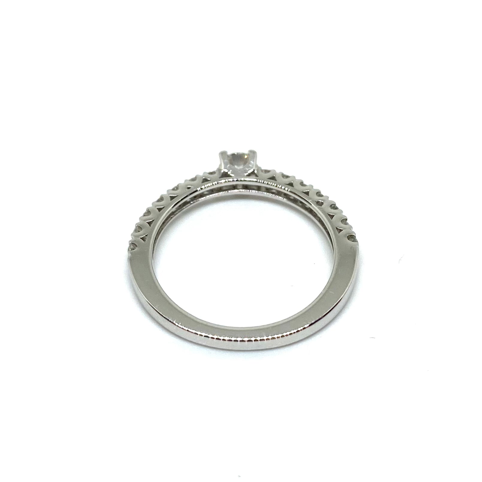 Anello princess - oro 18 ct. e diamanti