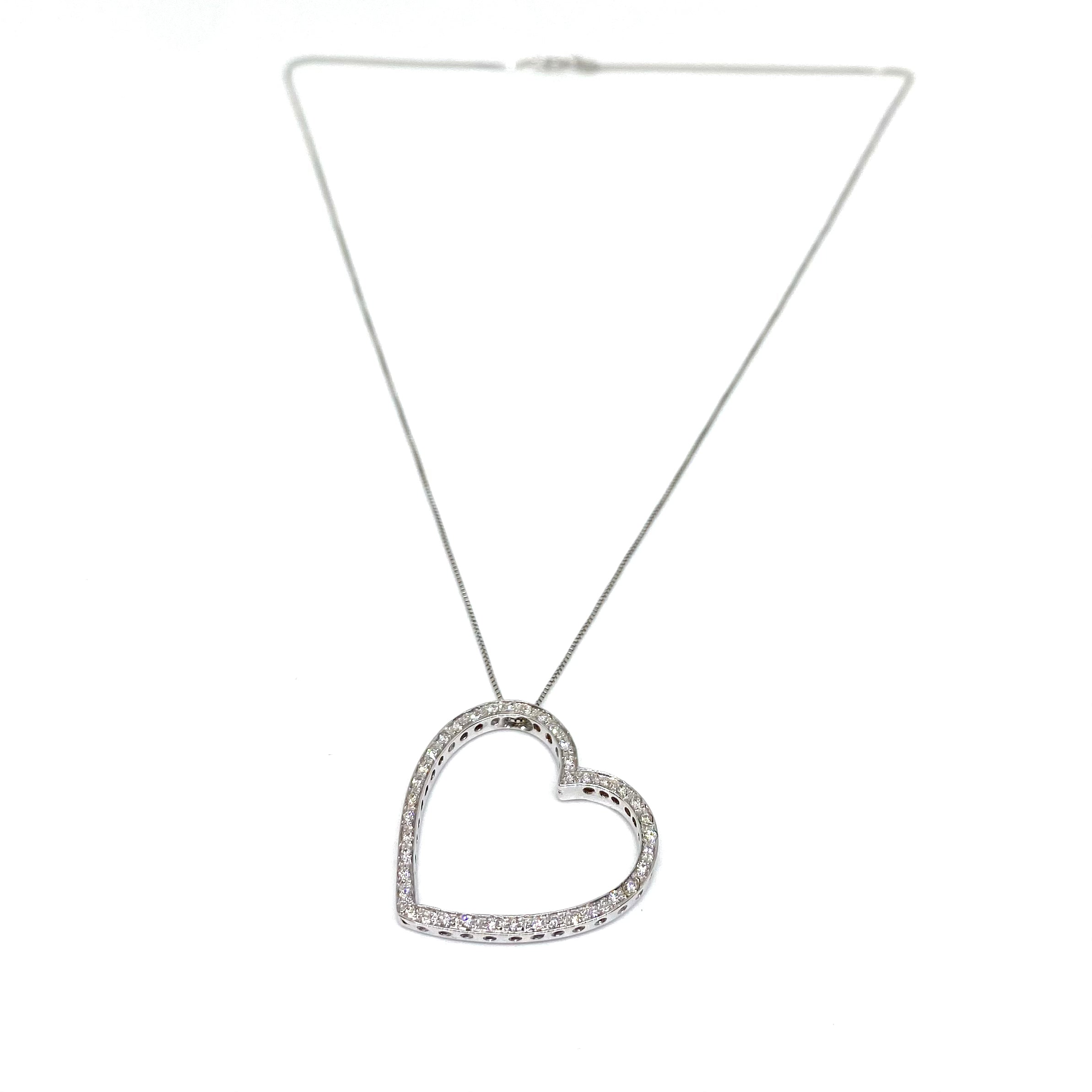 Collana Cuore - Diamanti e Oro