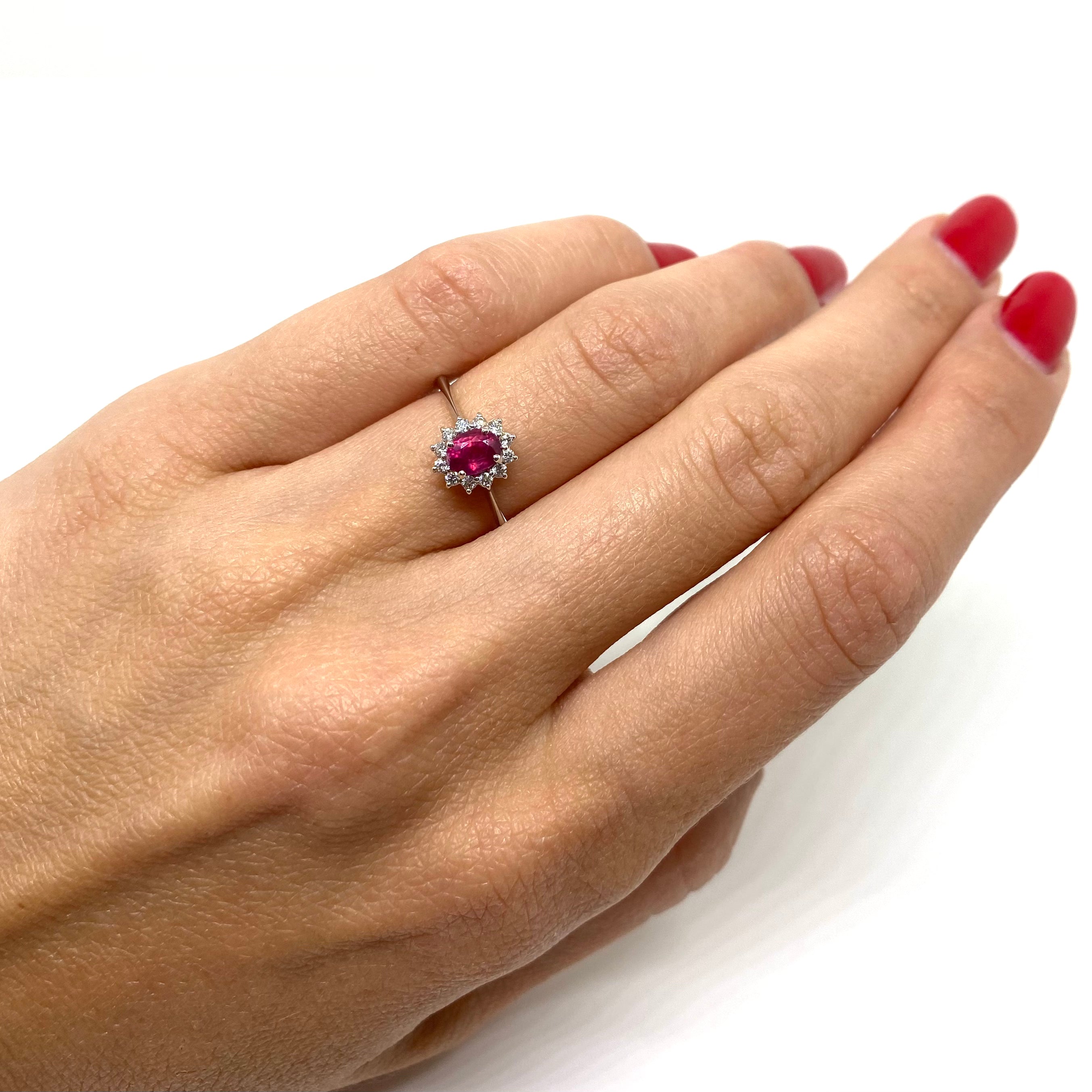 Anello Kate Piccolo - Rubini e Diamanti