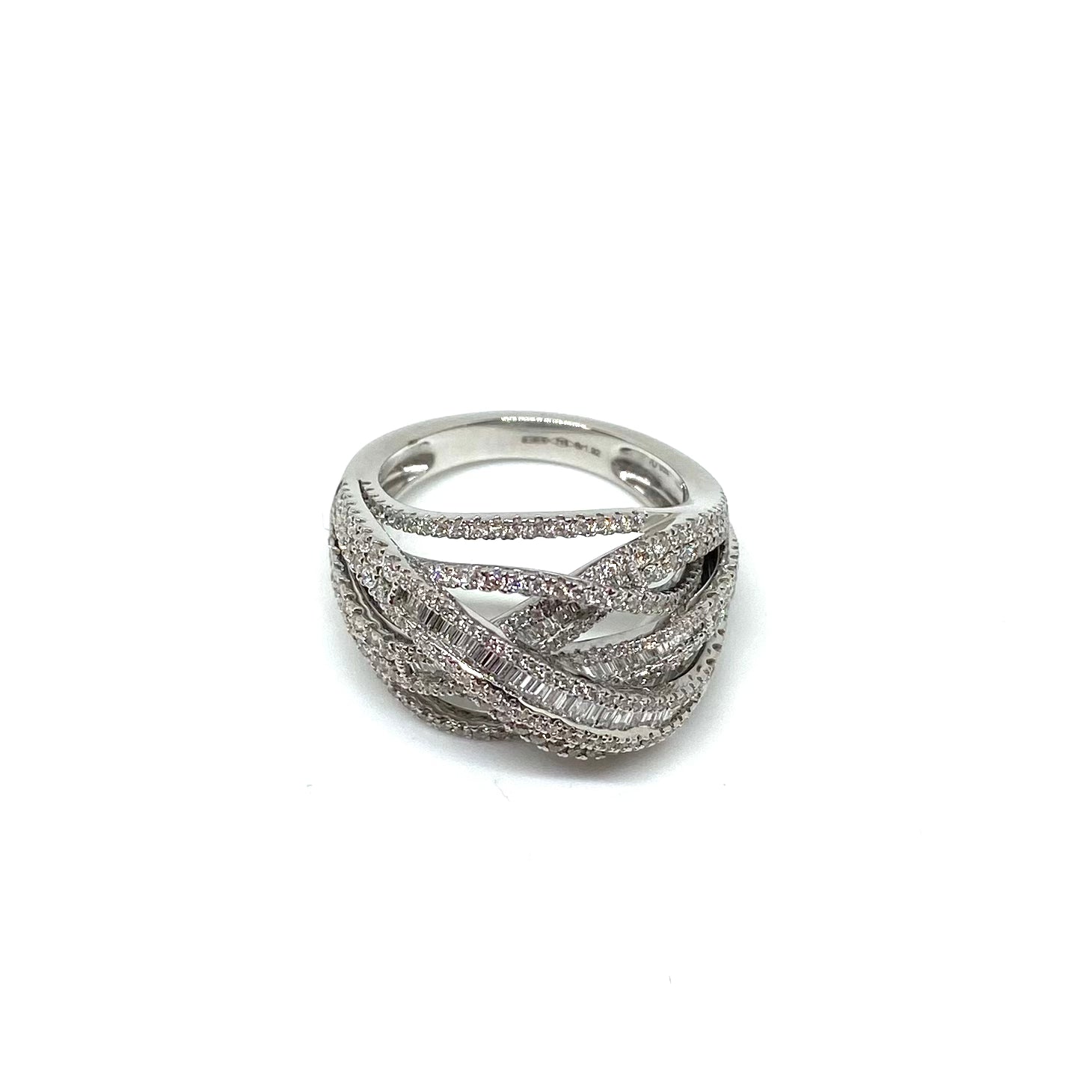 Anello a Fascia - Oro e Diamanti