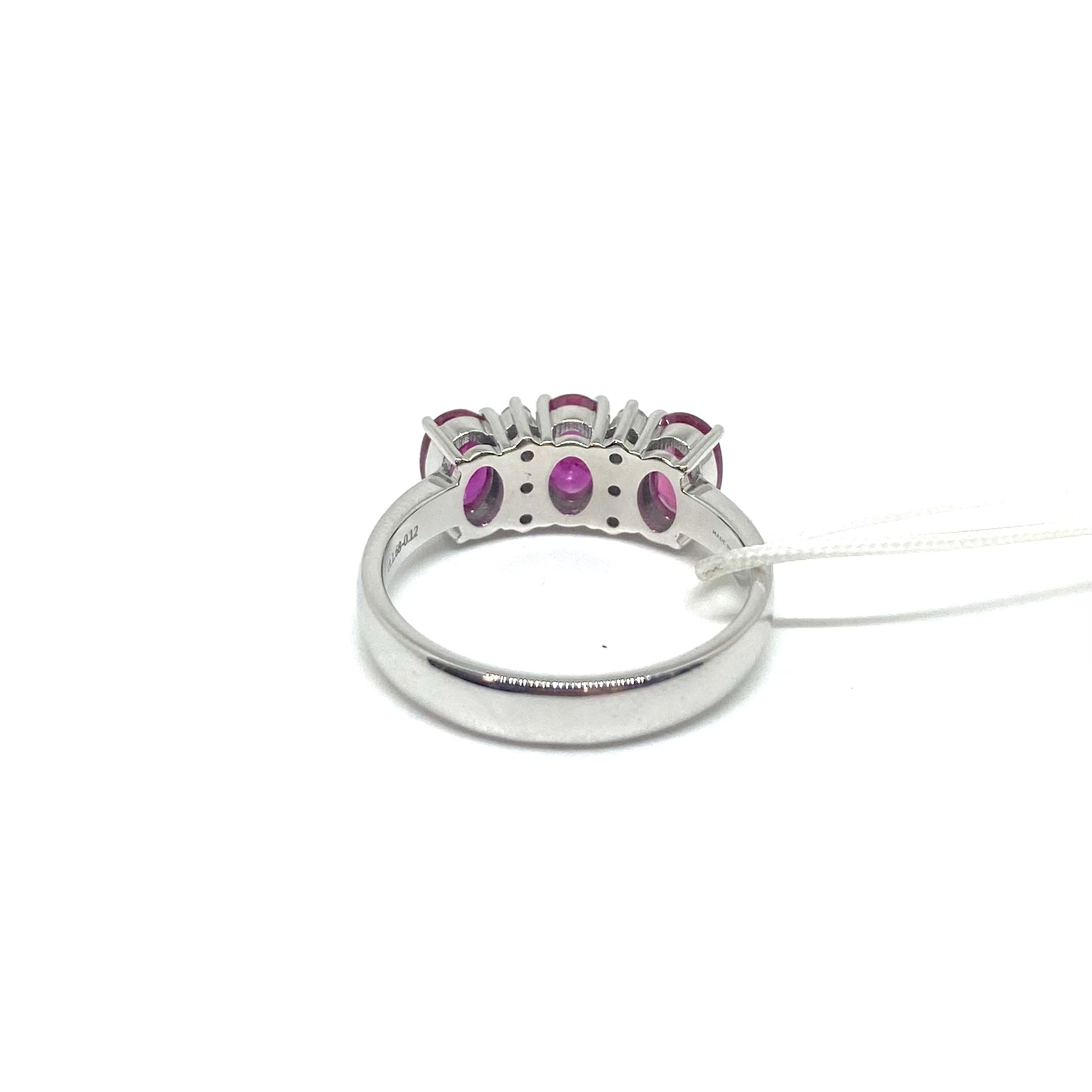 Anello Trilogy Diamanti e Rubini