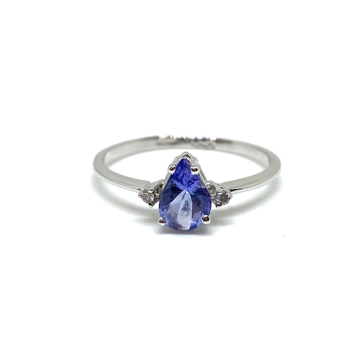 Anello a Goccia - Oro e Tanzanite
