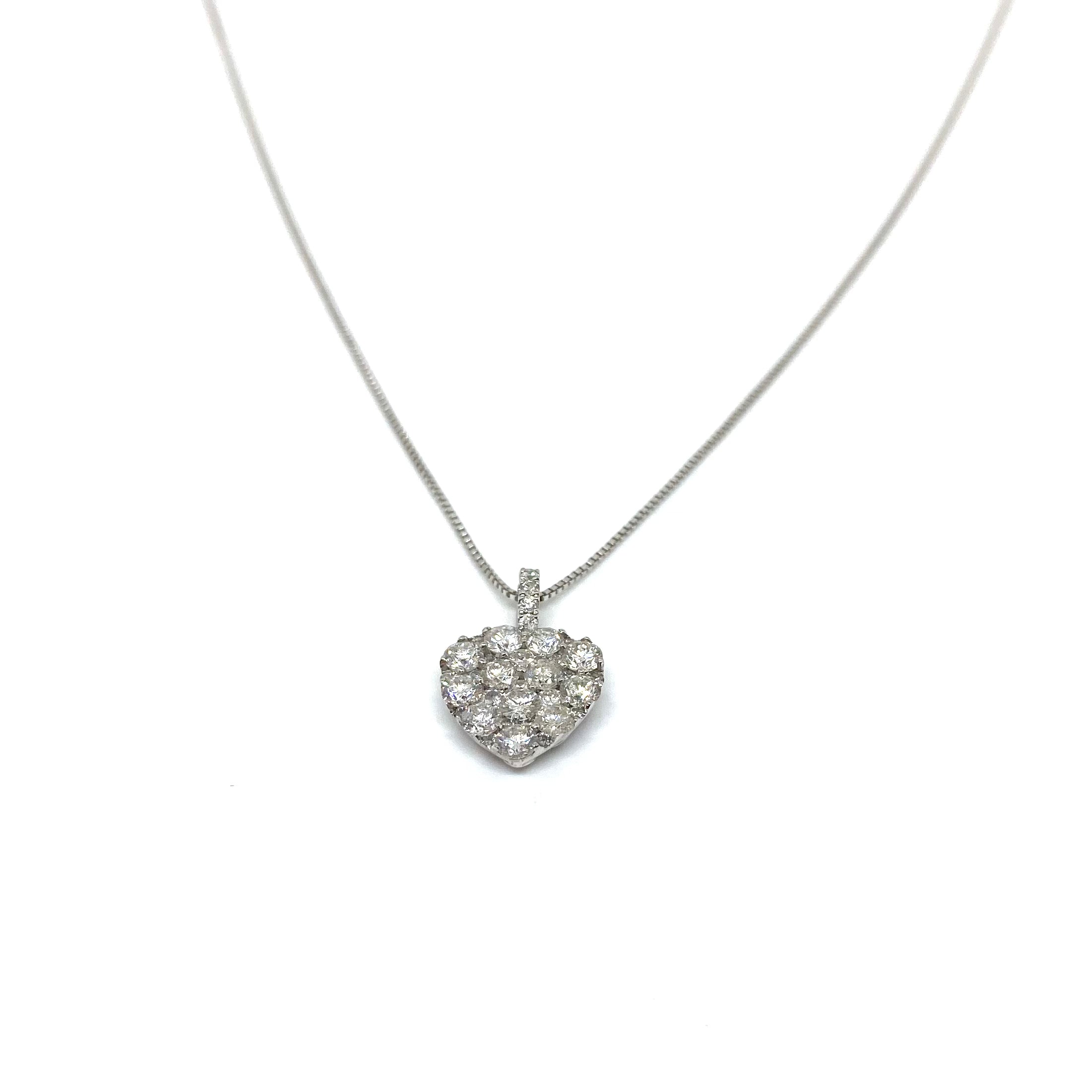 Collana Cuore di Diamanti