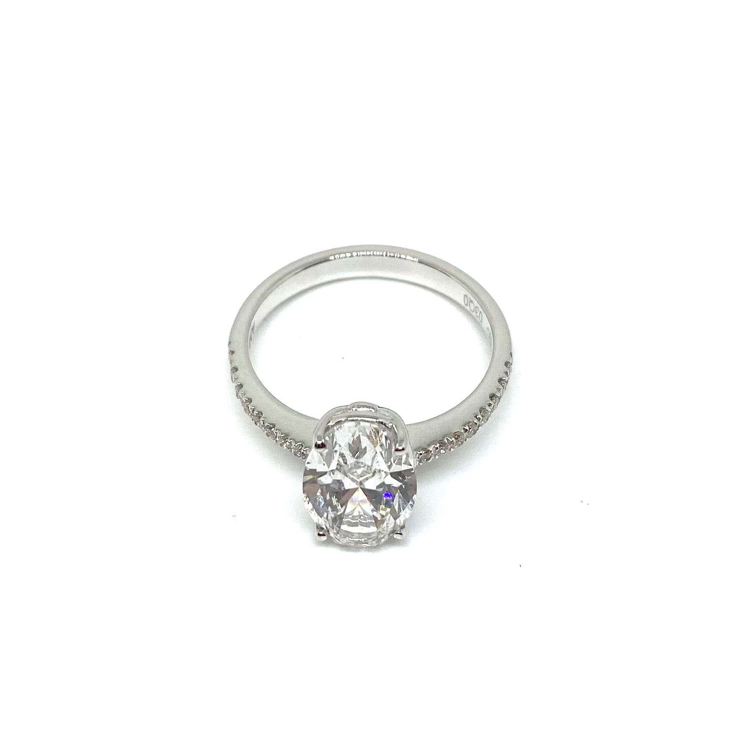 Solitario Ovale - Diamante Lab Grown
