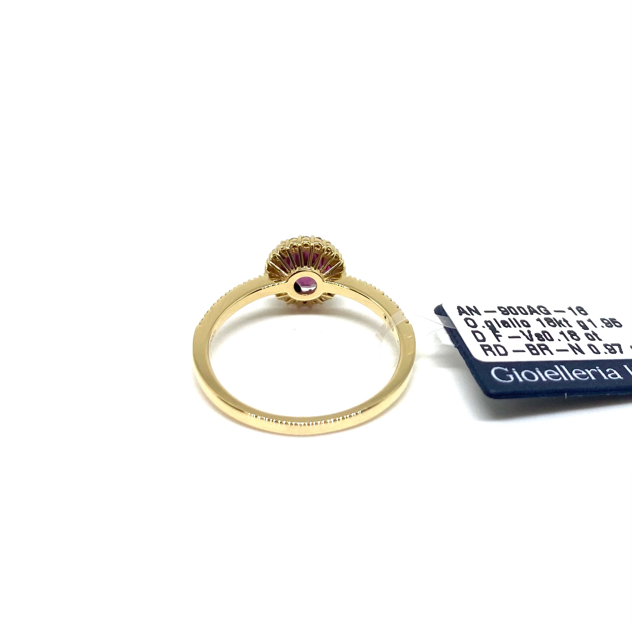 Anello Halo - Pietre Preziose