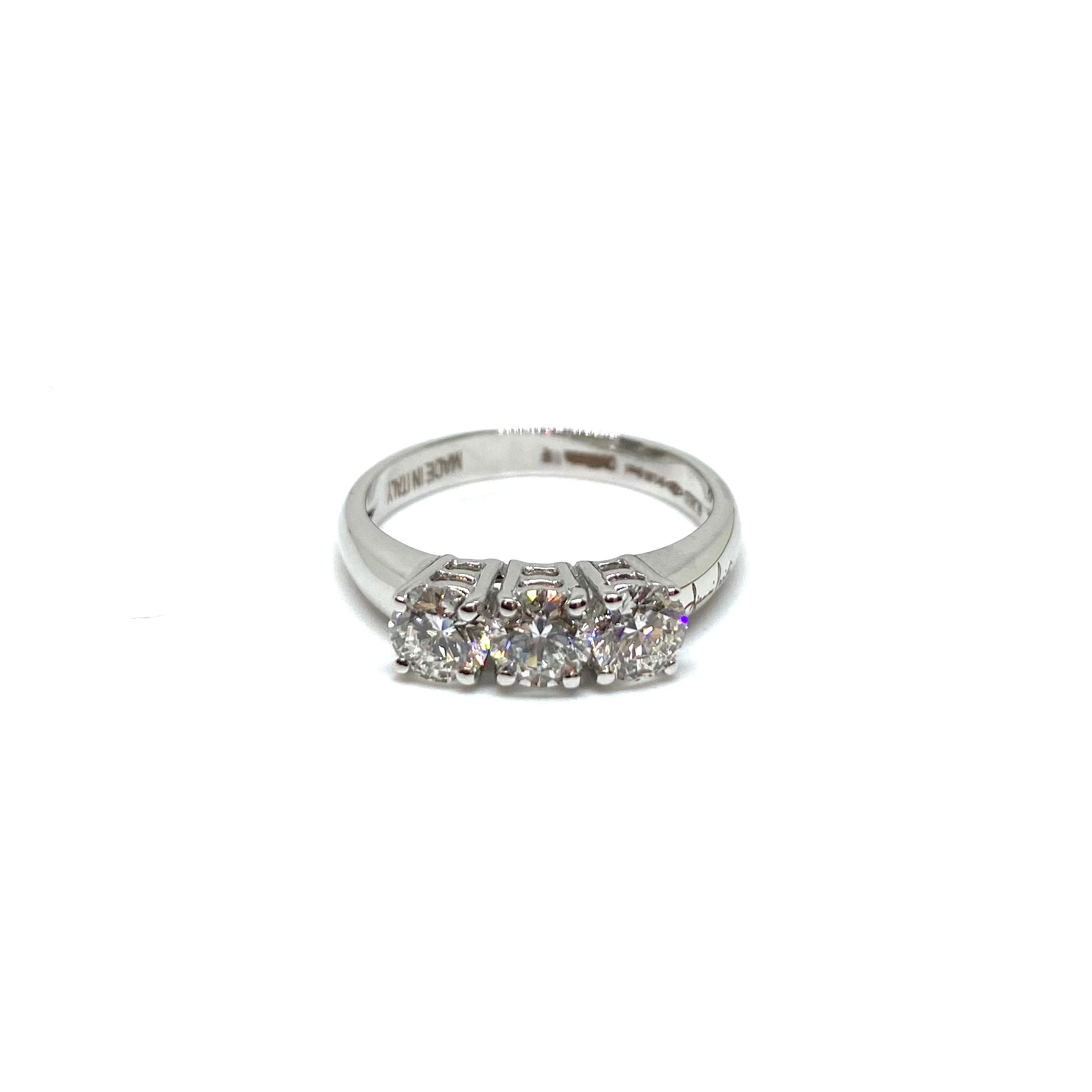 Anello Trilogy - Oro e Diamanti