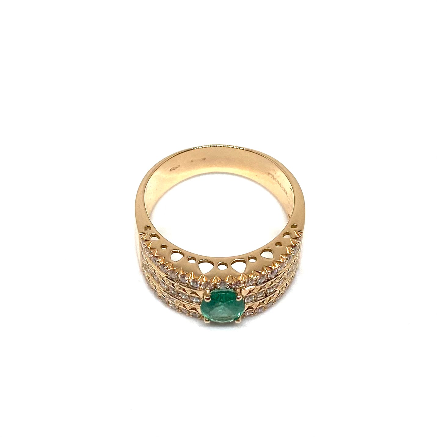 Anello Fascia Oro e Diamanti
