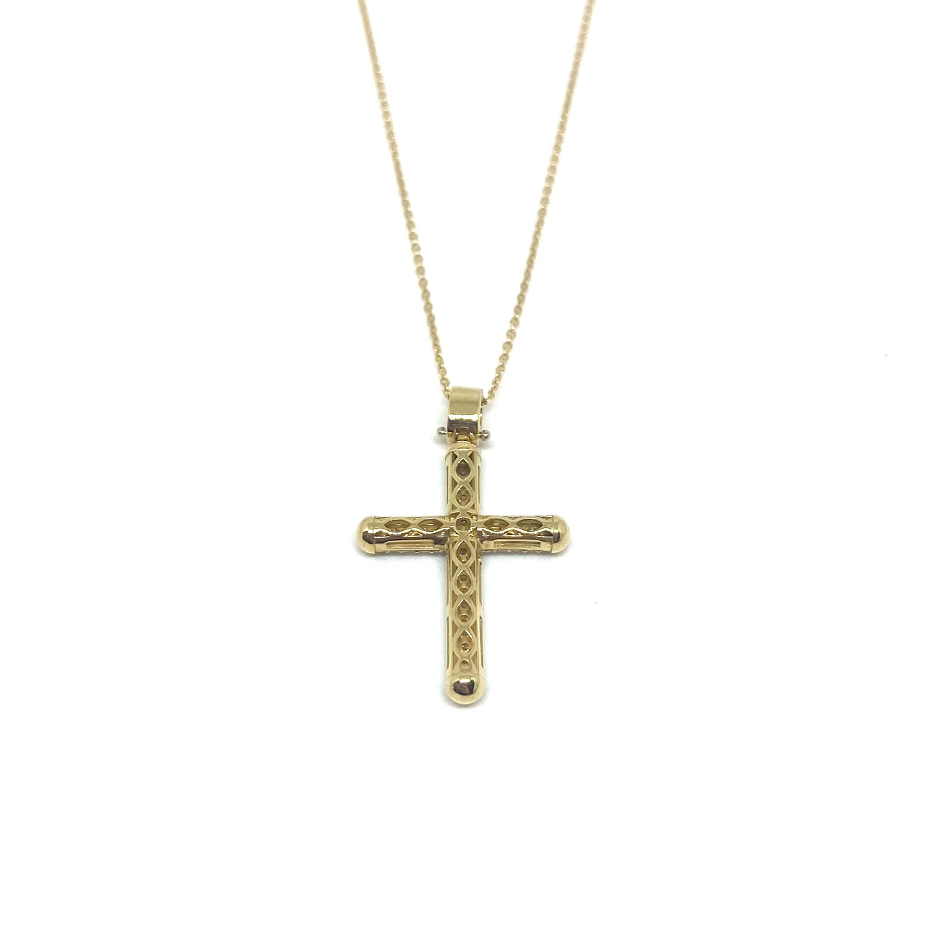 Collana Croce Oro Giallo