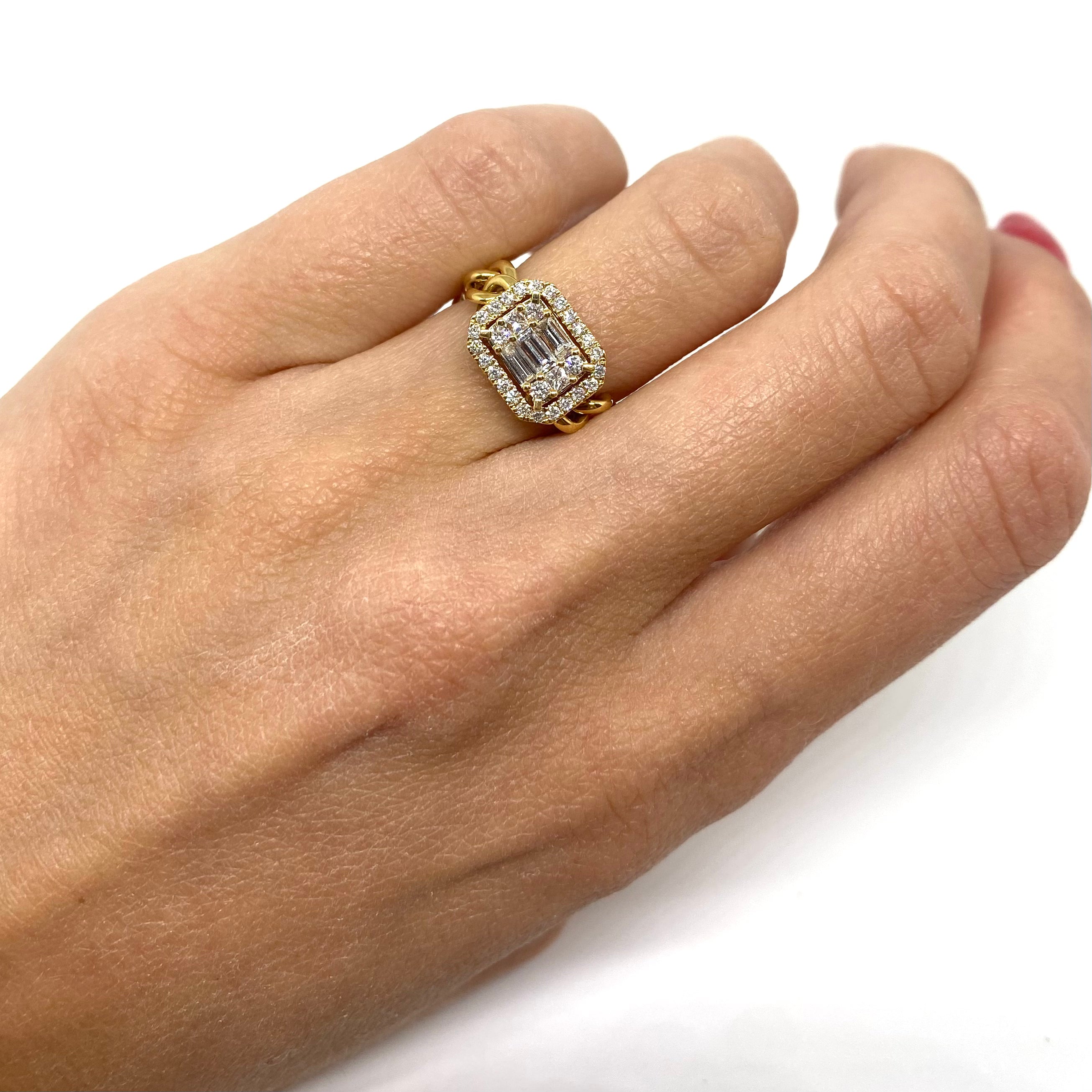 Anello Morbido Oro e Diamanti