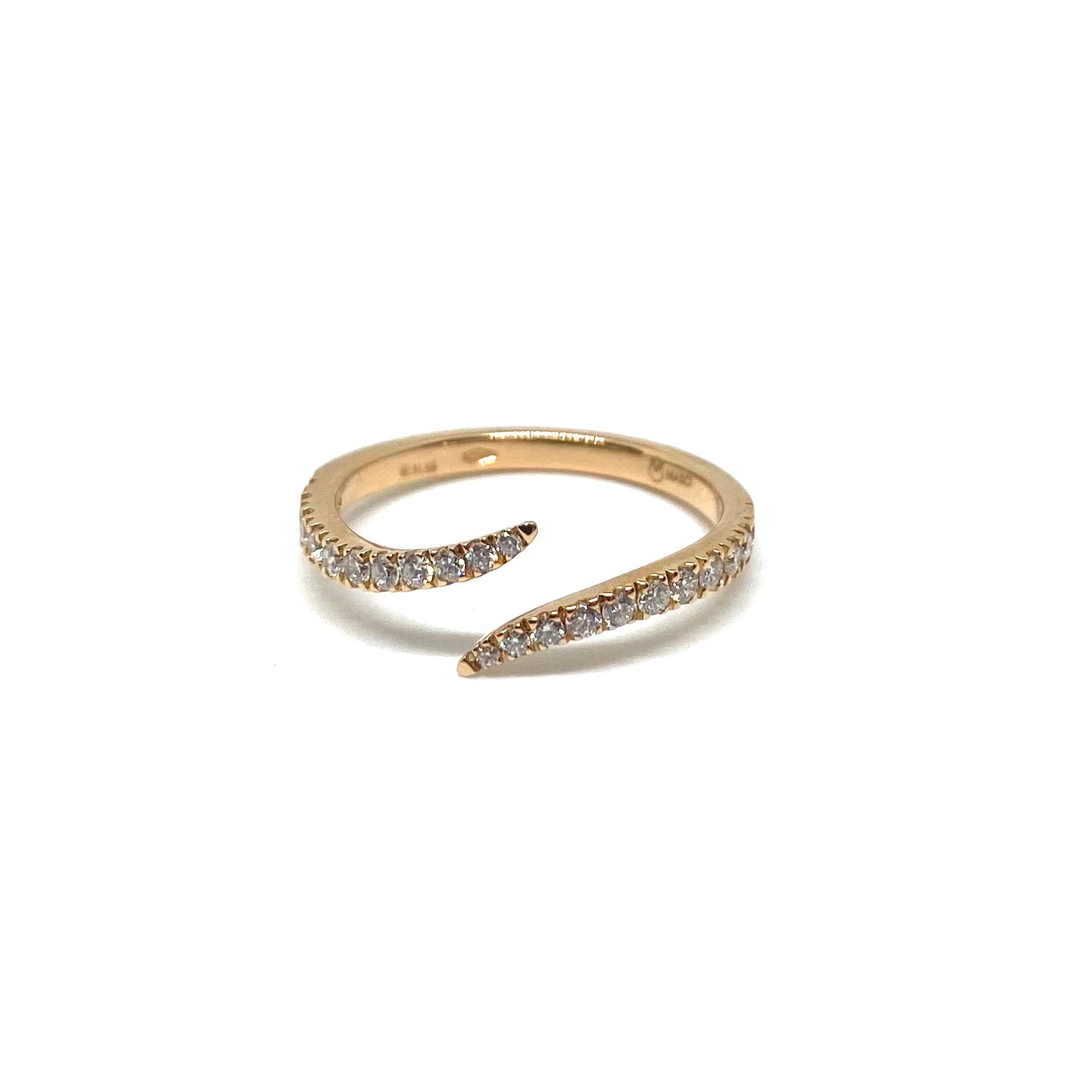 Veretta Serpentino Minimal - Oro e Diamanti