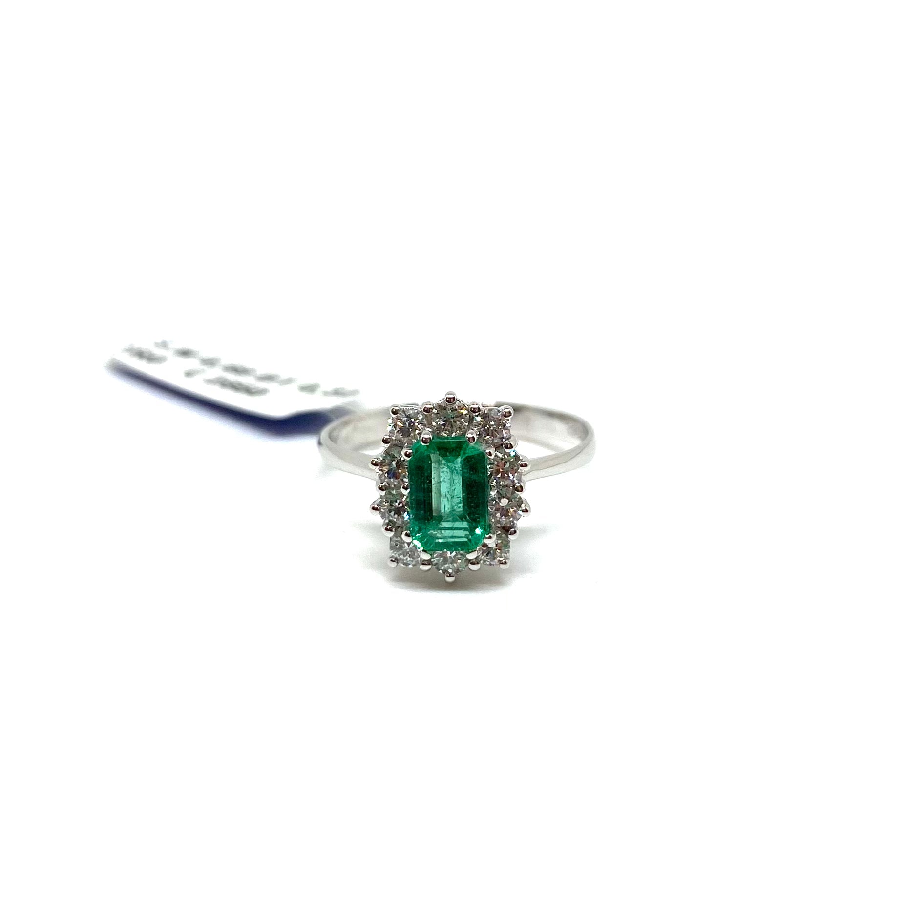 Anello Smeraldo - Oro e Diamanti