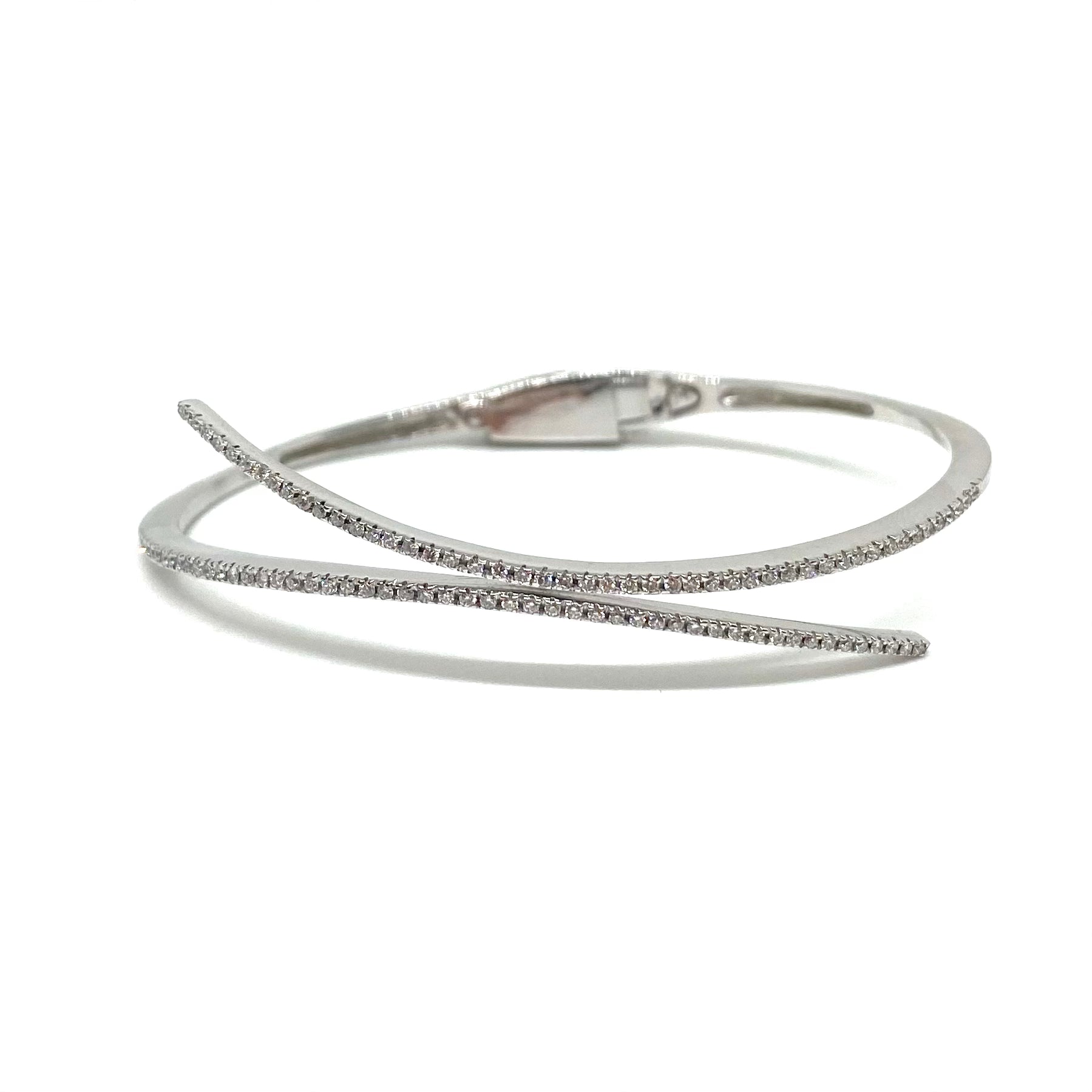Bracciale Rigido - Oro e Diamanti