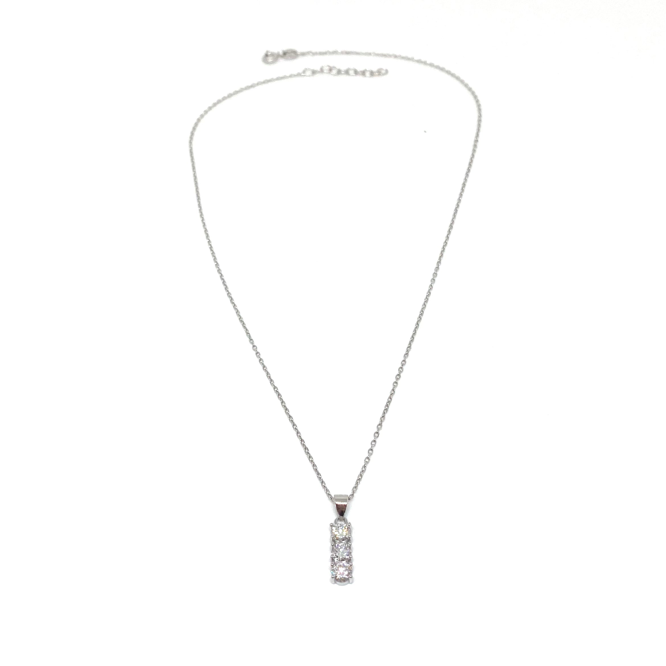 Collana Trilogy - Moissanite