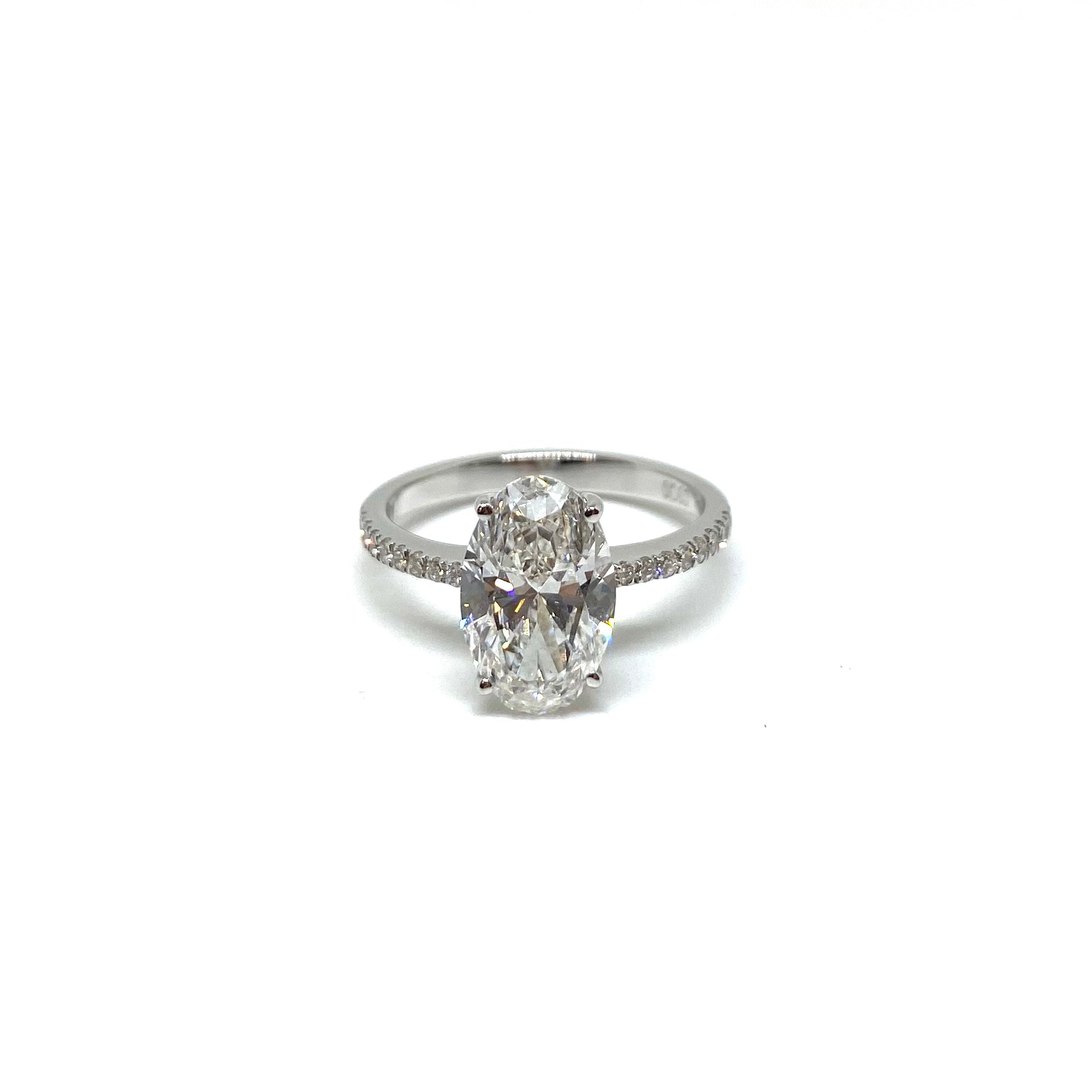 Solitario Ovale - Diamante Lab Grown