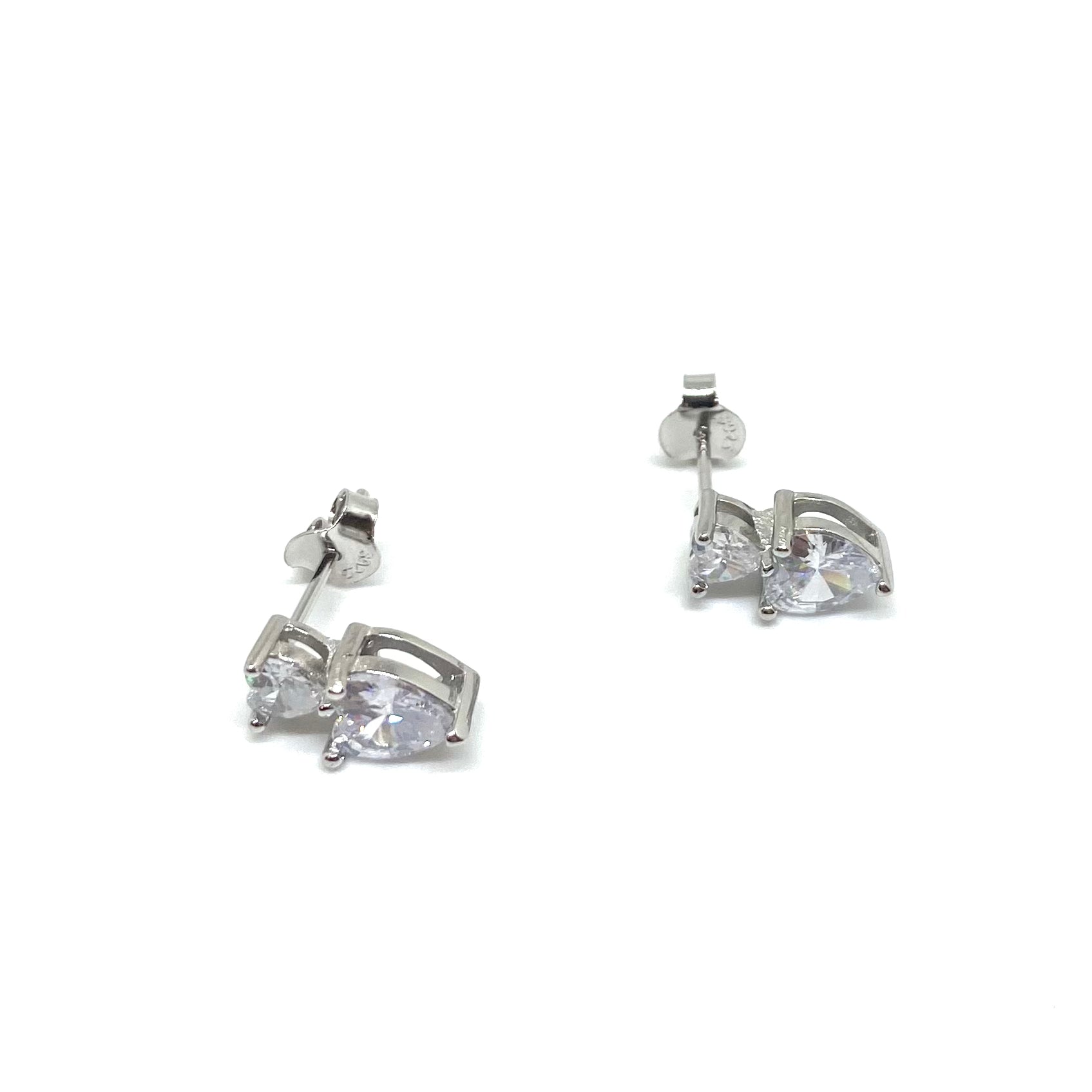 Orecchini Due Cuori - Pendenti