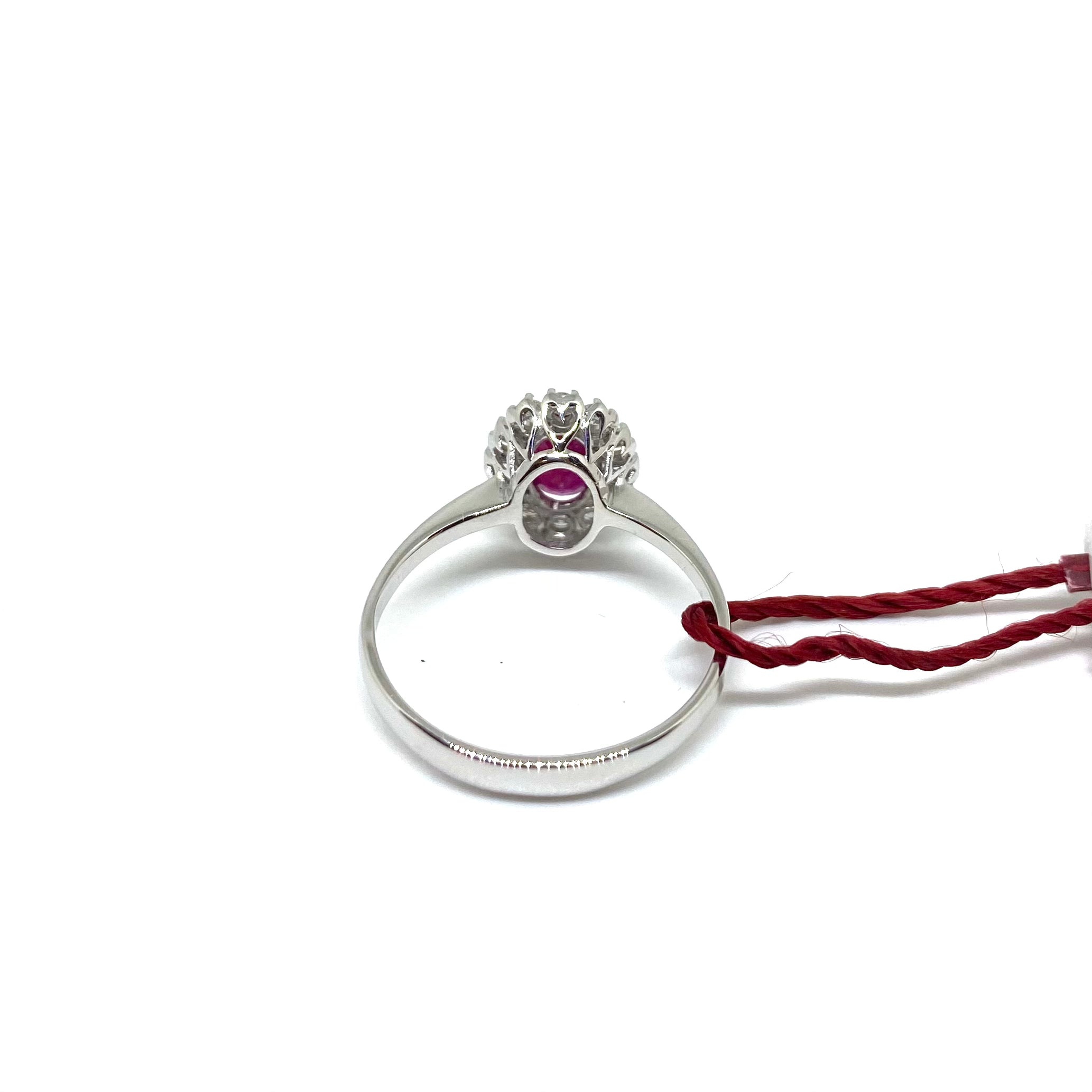 Anello Kate Rubino - Montatura Cuori