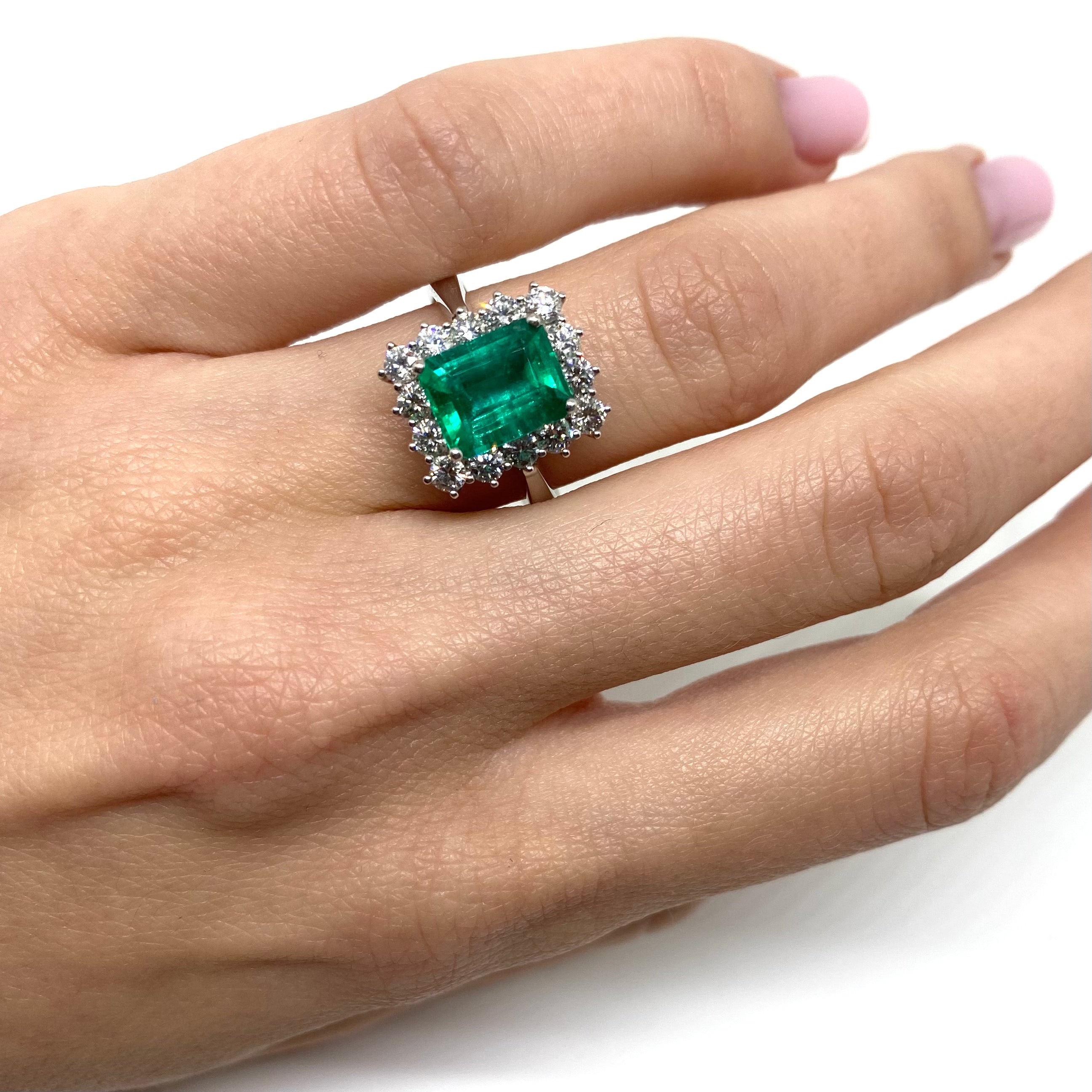 Anello Kate con Smeraldo