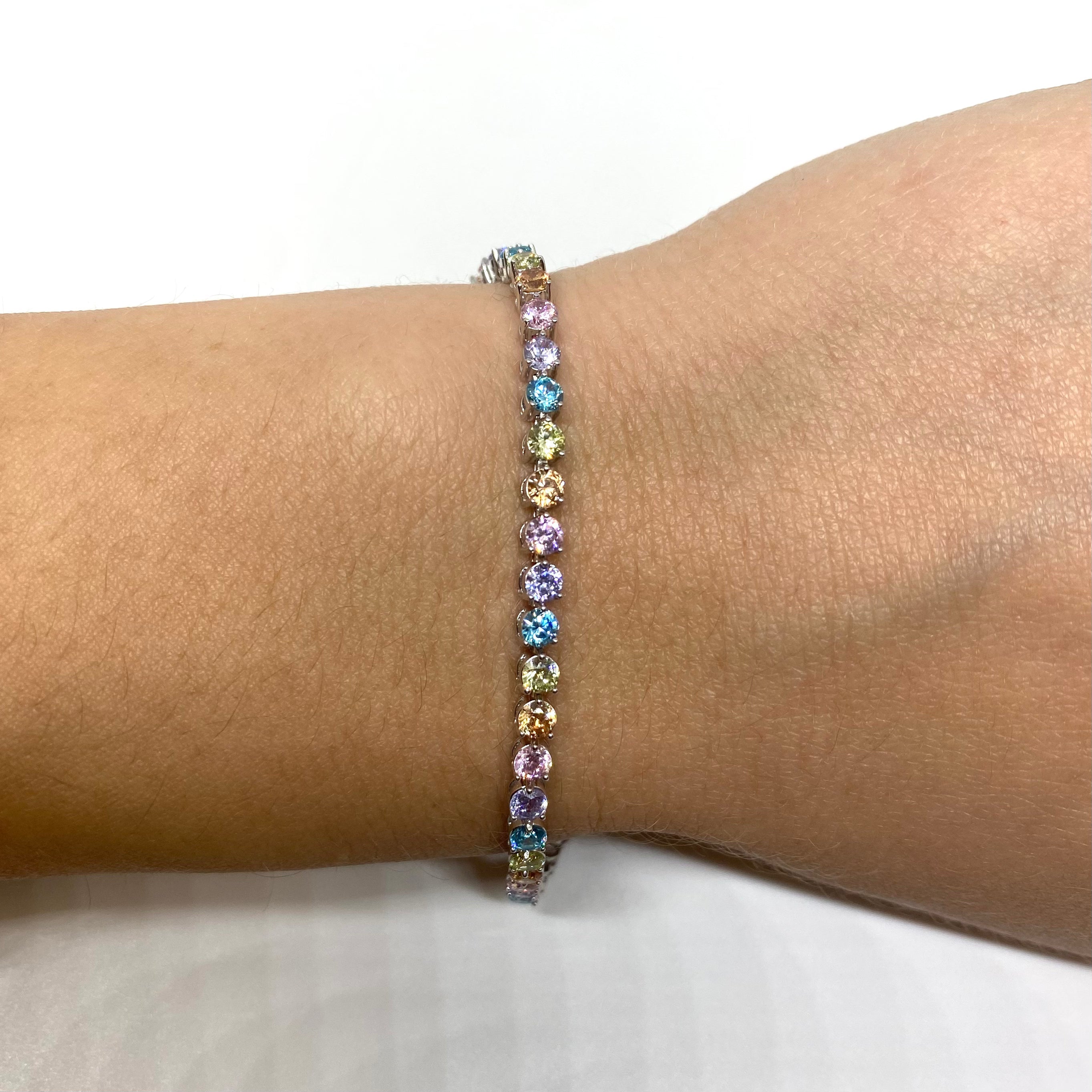 Bracciale tennis color