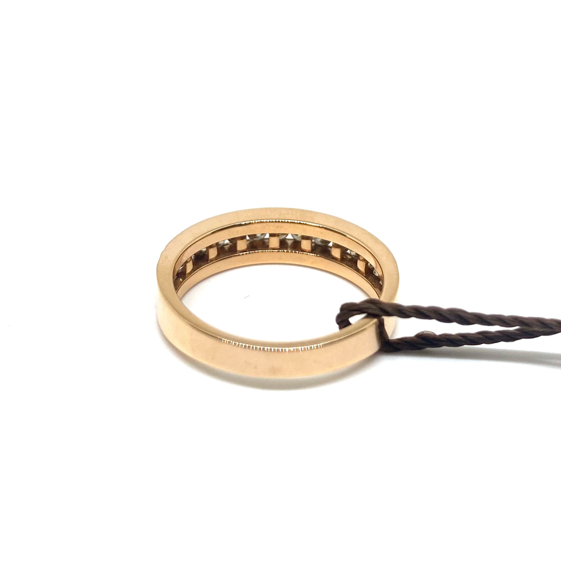 Anello Fascia - Diamanti Brown