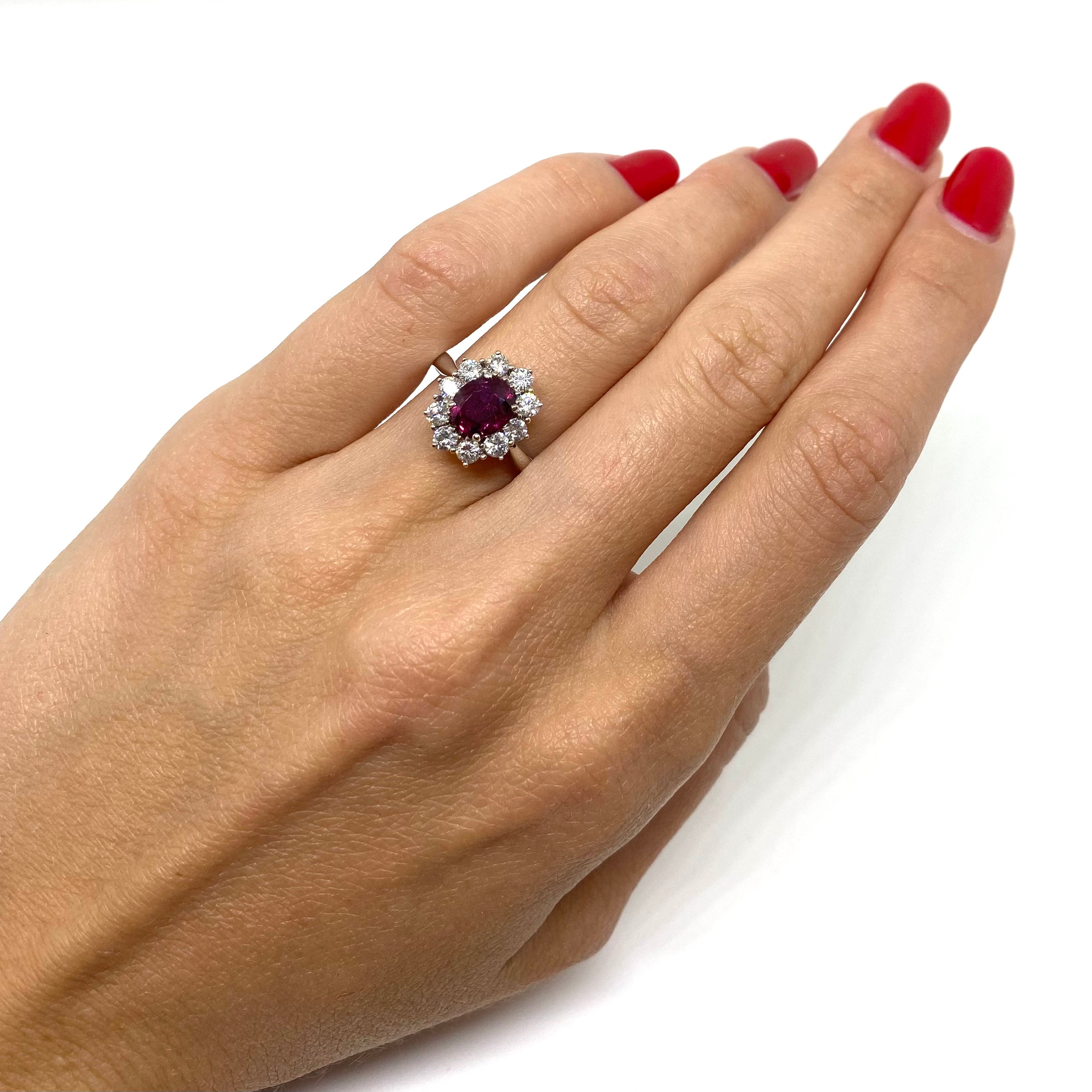 Anello Kate - Oro e Rubino
