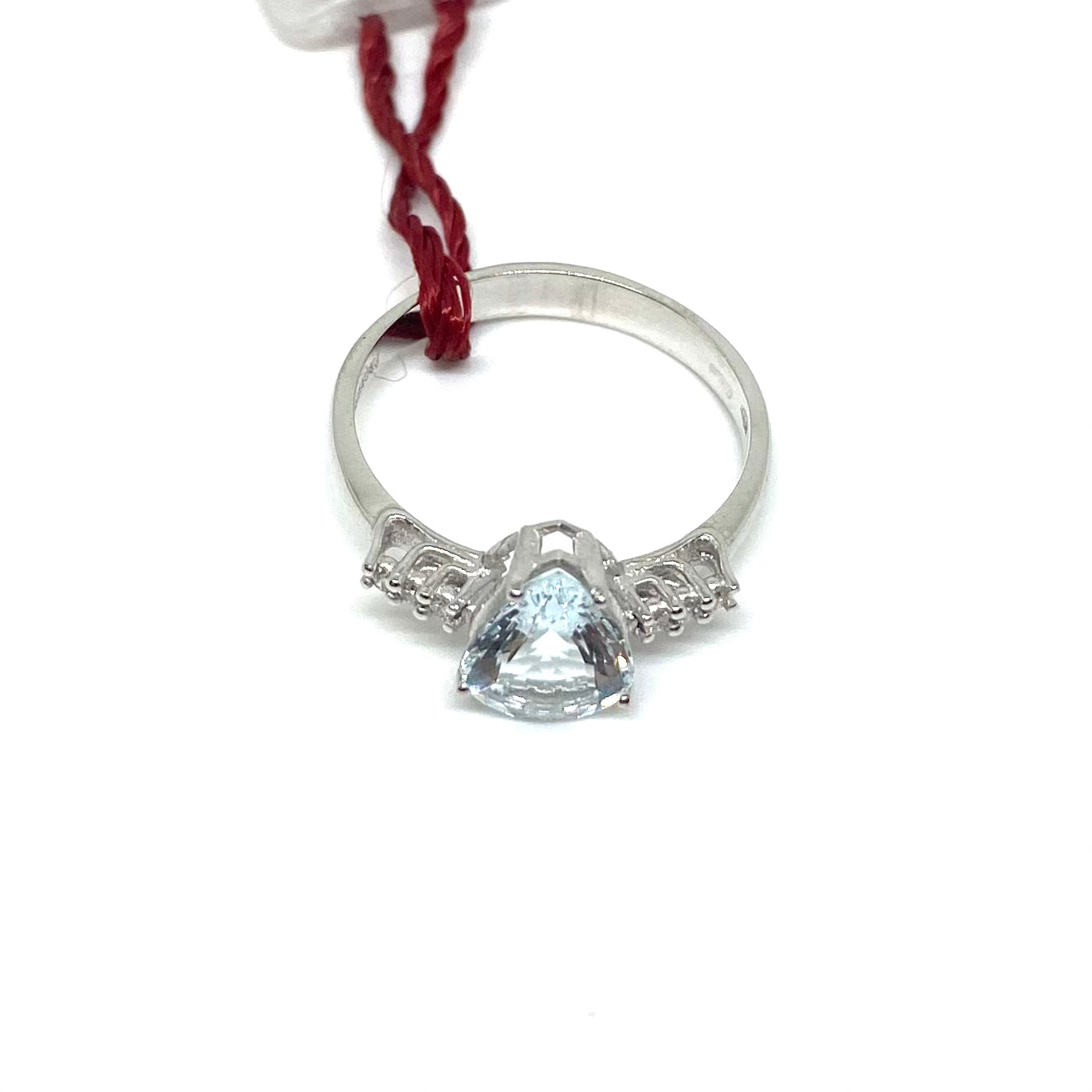Anello Acquamarina - Goccia