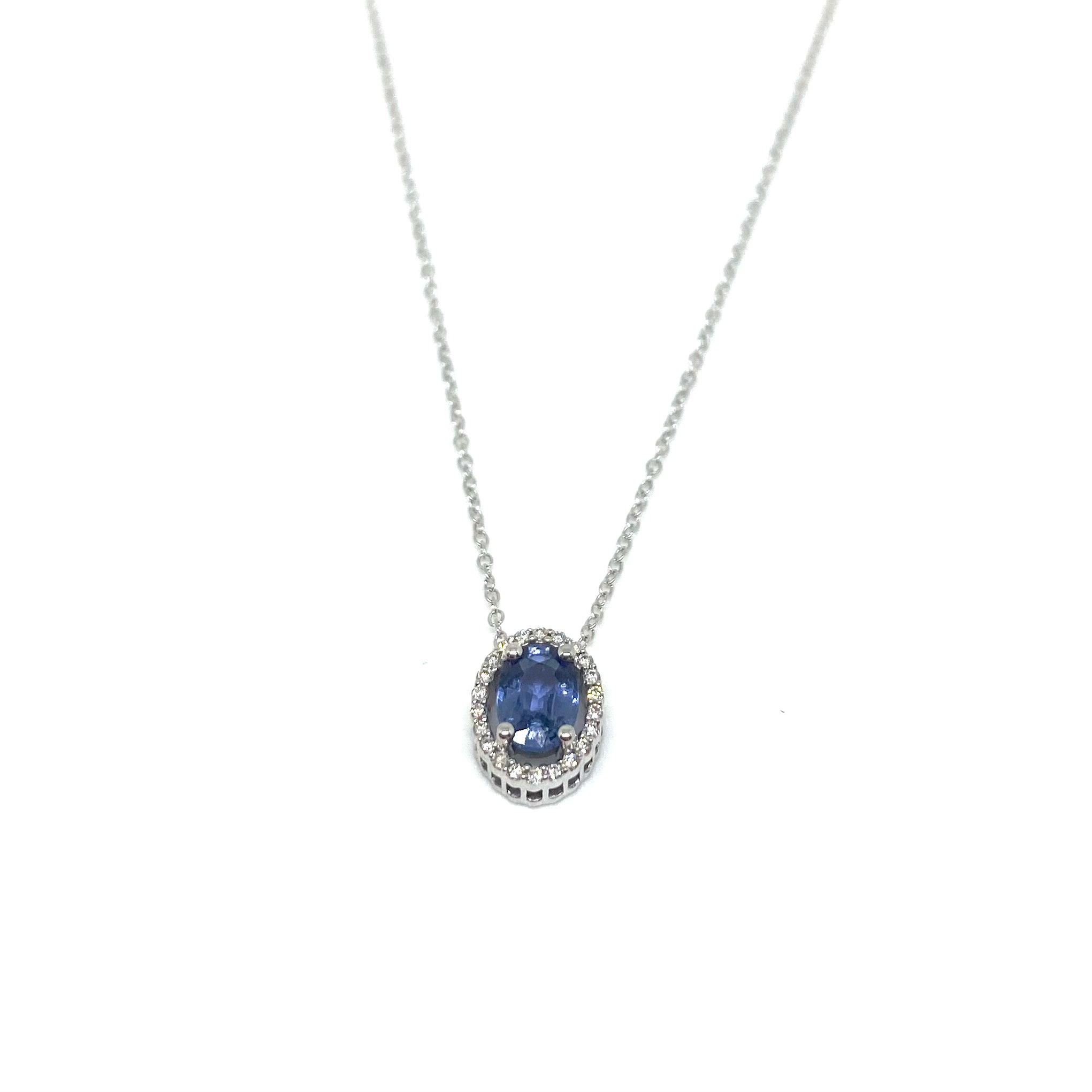 Collana Zaffiro Blu
