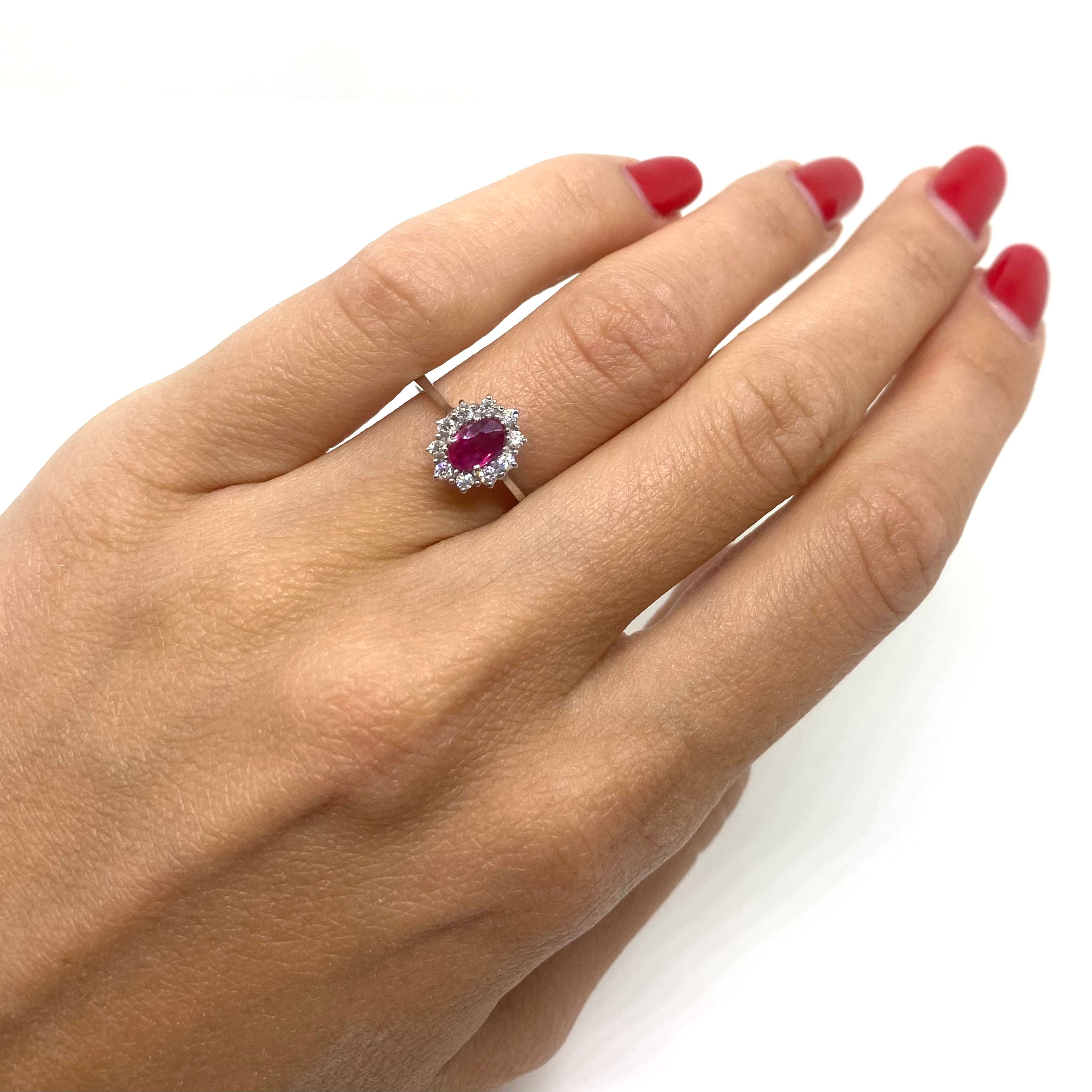 Anello Kate - Rubino