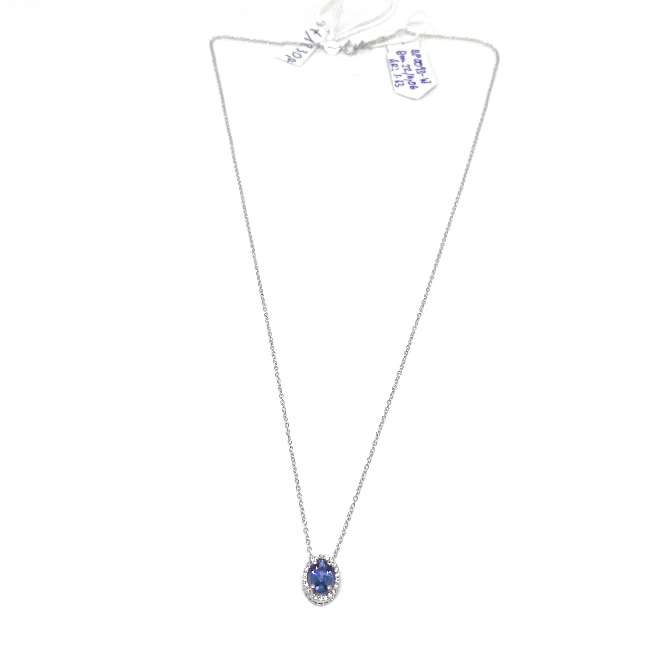 Collana Zaffiro Blu