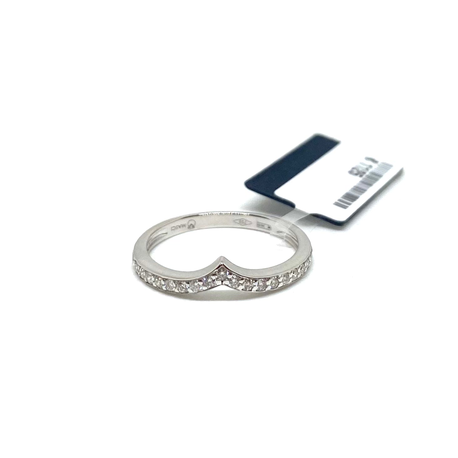 Veretta a V - Oro e Diamanti Naturali
