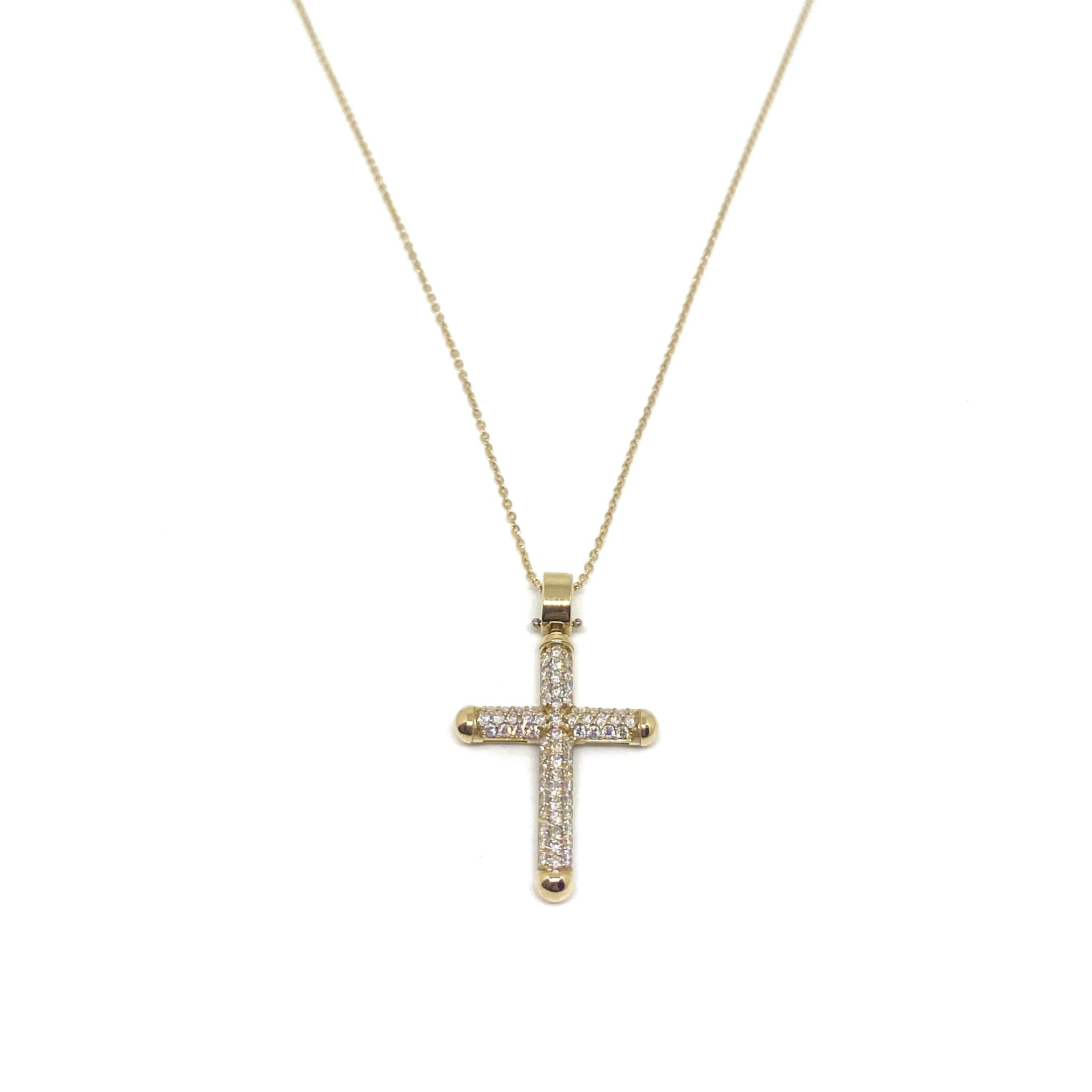 Collana Croce Oro Giallo