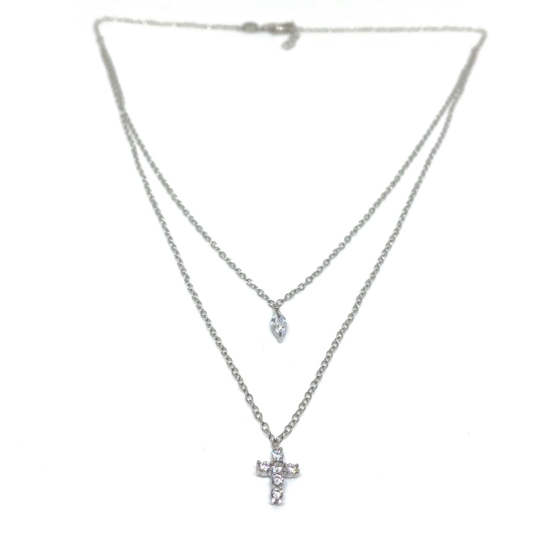 Collana Doppia Croce