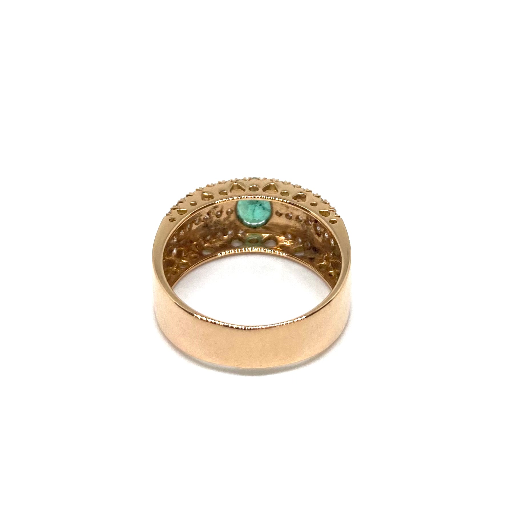 Anello Fascia Oro e Diamanti